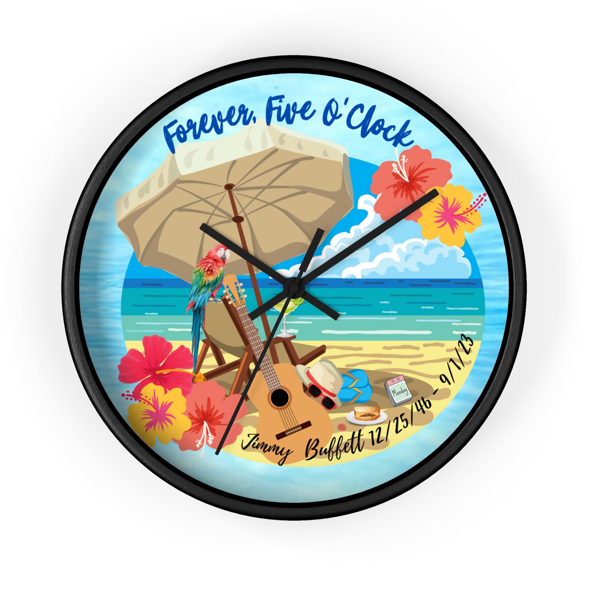 Jimmy Buffett, Forever Five O'Clock, Wall Clock