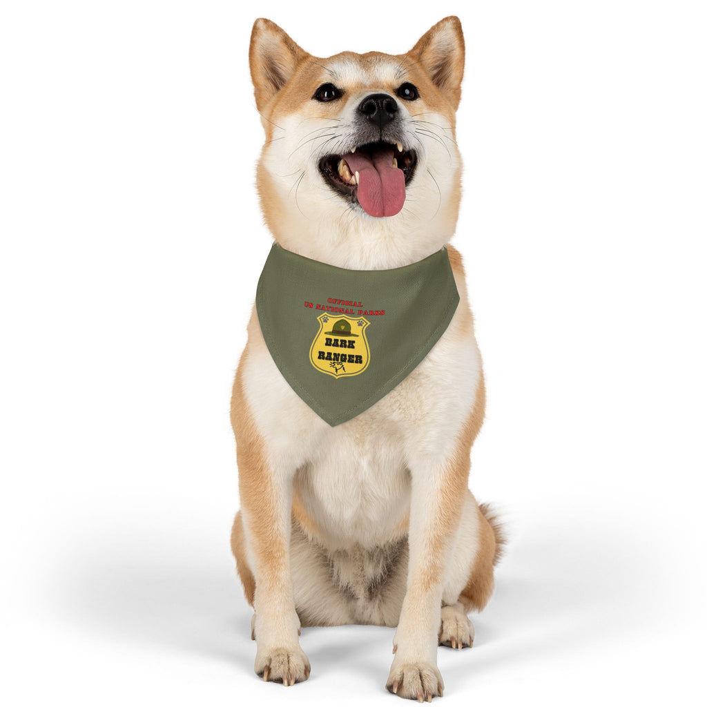 Bark Ranger Pet Bandana with Collar