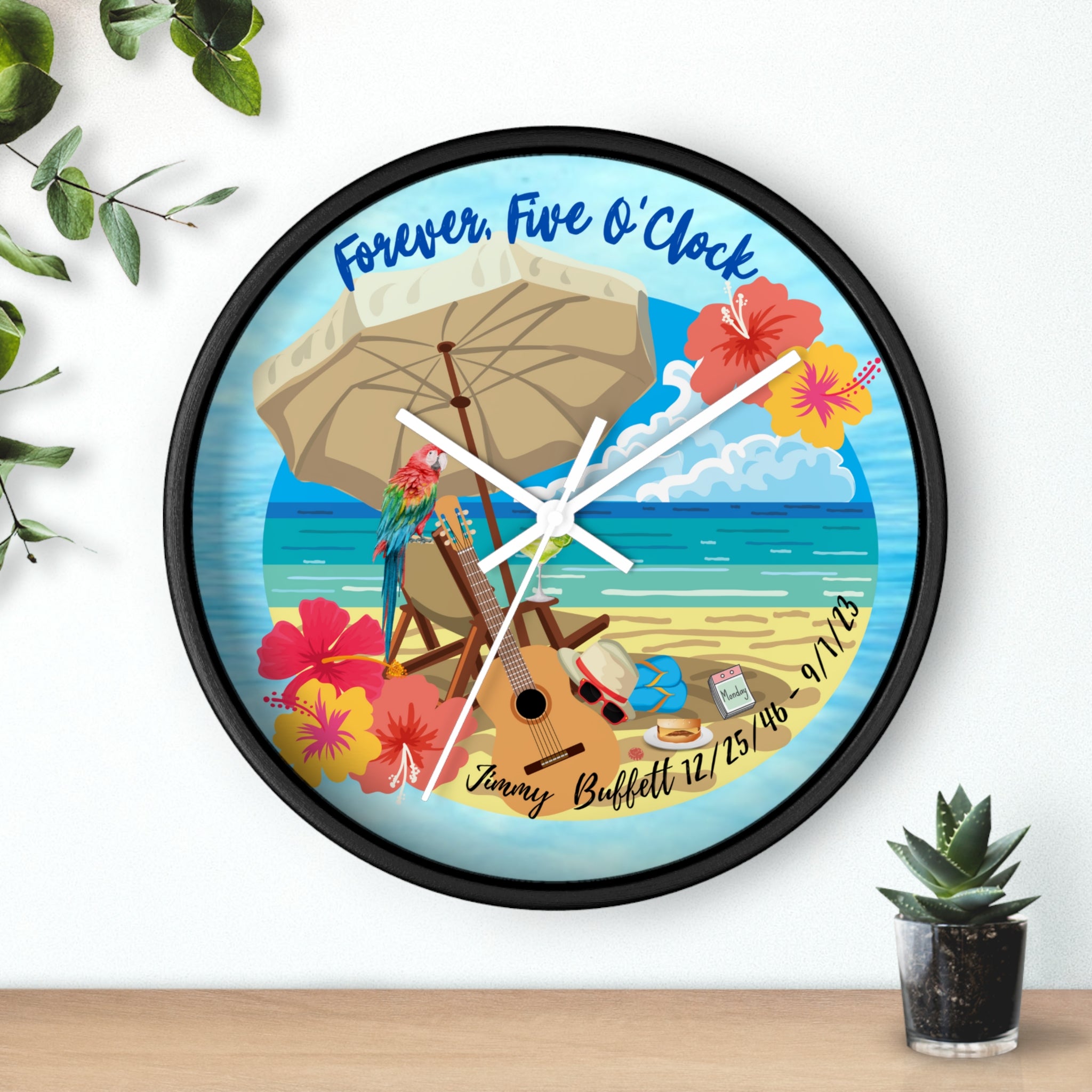 Jimmy Buffett, Forever Five O'Clock, Wall Clock