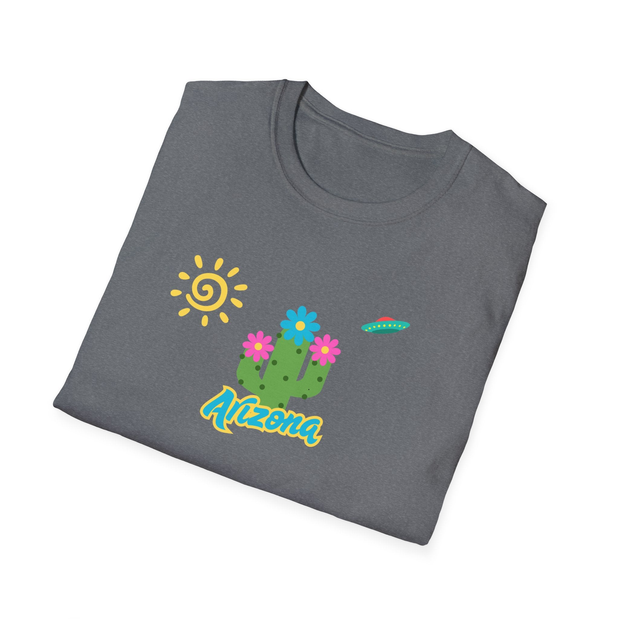 Arizona Cactus T-Shirt, Summer Tee, Travel Shirt, Vacation Apparel, Unique Gift for Nature Lovers