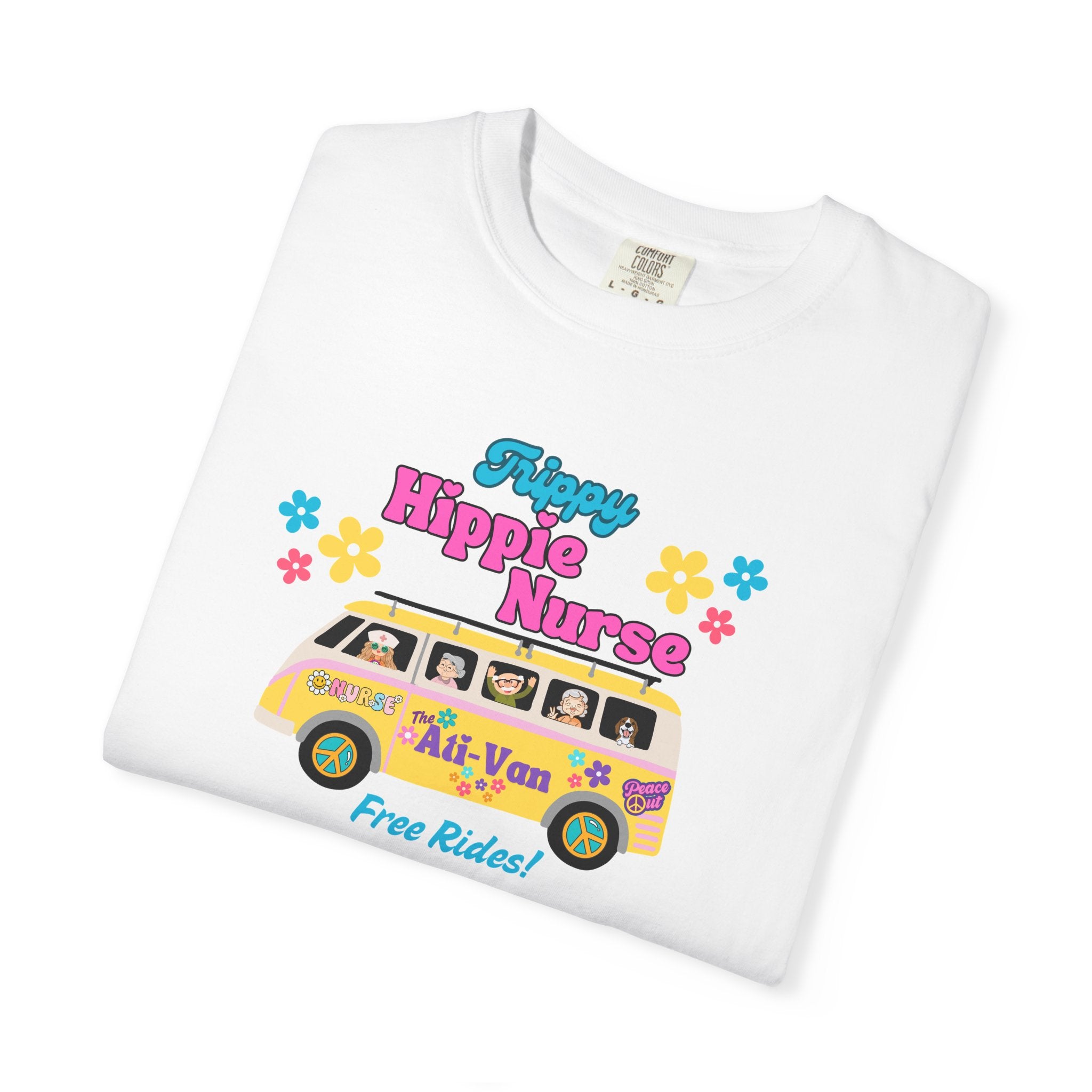 Funny Nurse T-Shirt, Ati-Van Ride, Unisex Tee, 100% Cotton, Nurse Gift, Soft Nurse T-Shirt