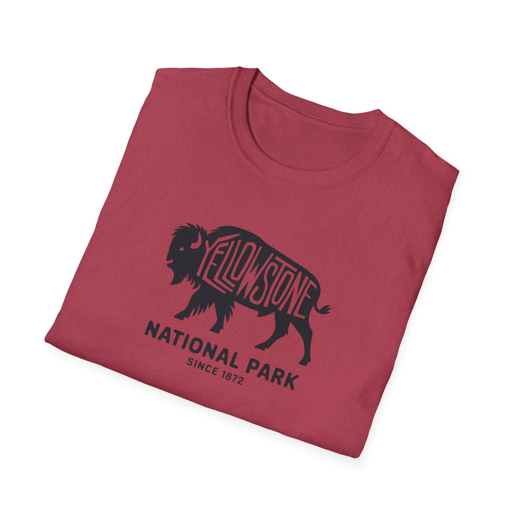 Yellowstone National Park Unisex T-Shirt, Nature Lover Gift, Adventure Tee, Travel Apparel, Eco-Friendly Fashion