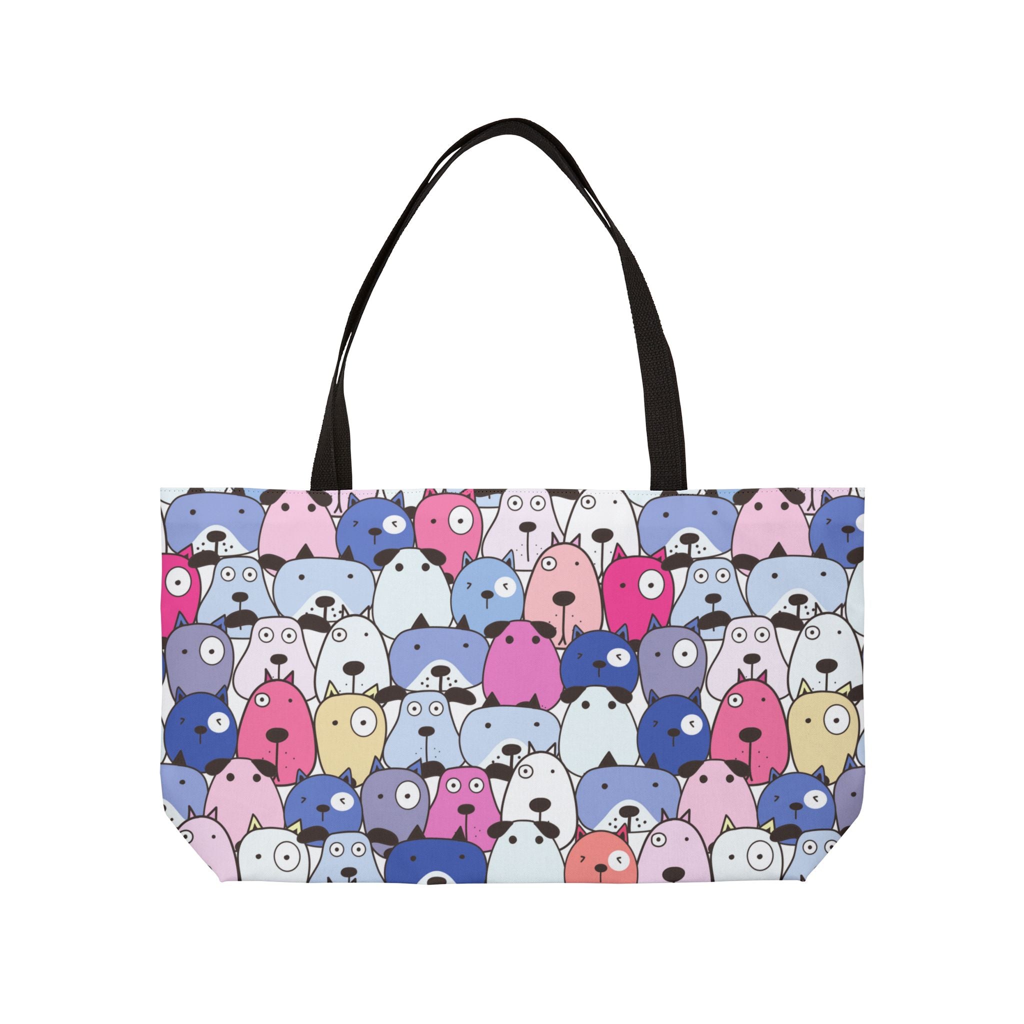 Pastel Pups Weekender Tote Bag