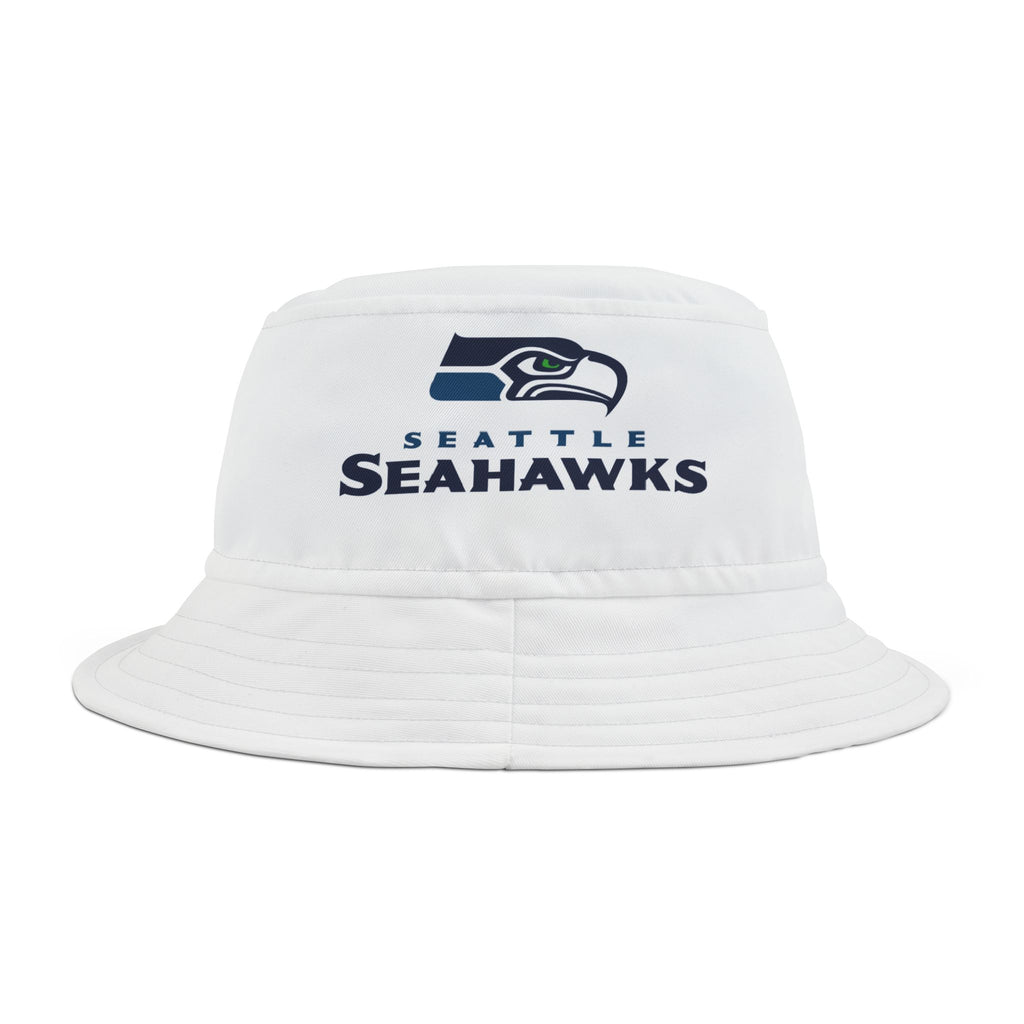 Seattle Seahawks Bucket Hat, White,  2 Sizes