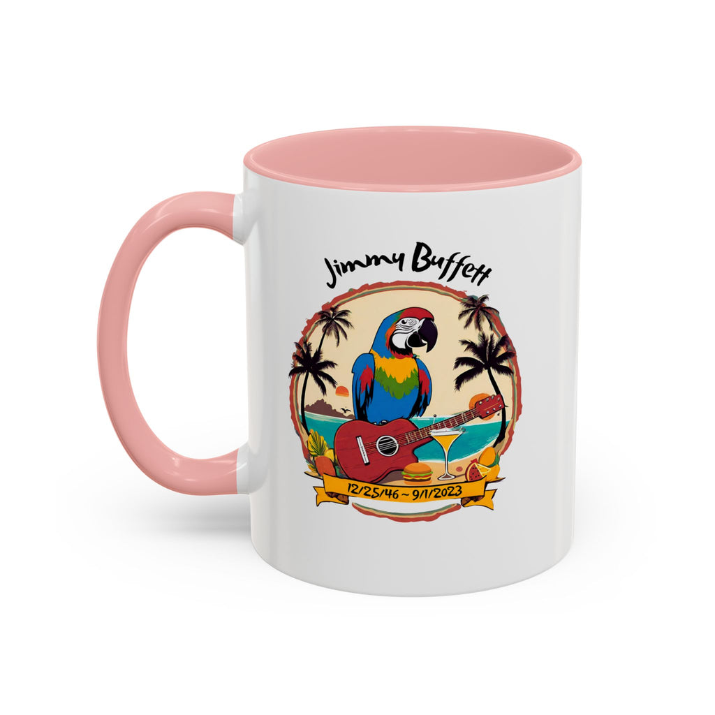 Jimmy Buffett Memorial Parrot Coffee Mug, 11oz