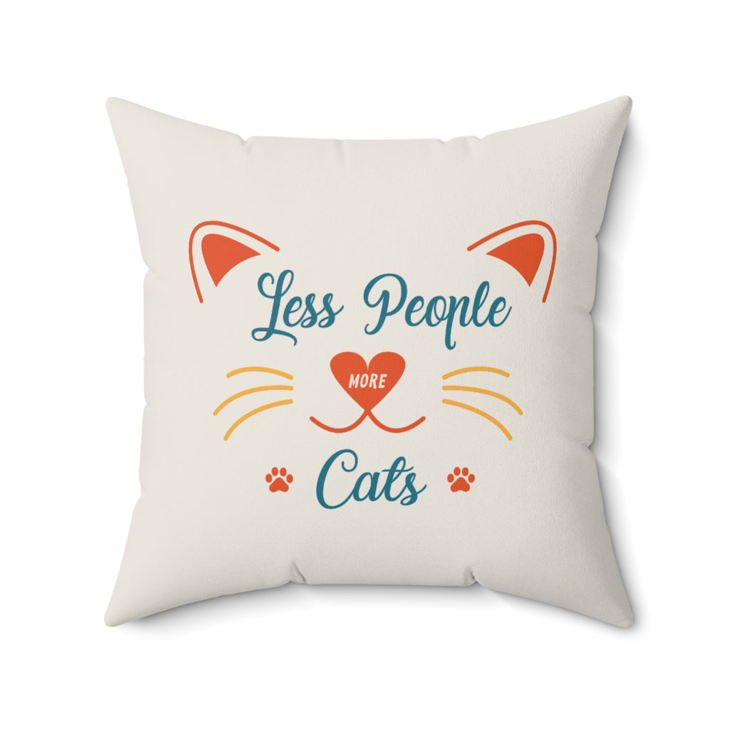 2 in 1, More Dogs/More Cats, Throw Pillow