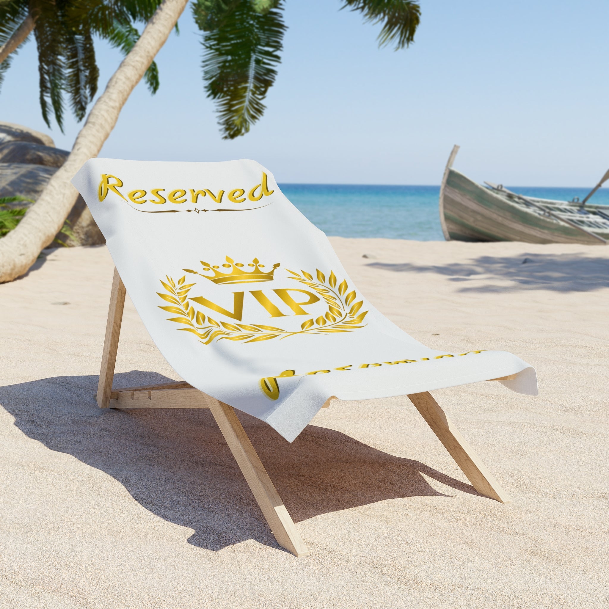 Beach Towel, Chair Reservation Poolside Vacation Beach Chair Holder, Poolside Essential, Beach Vacation Must-Have, Poolside Chair Saver,