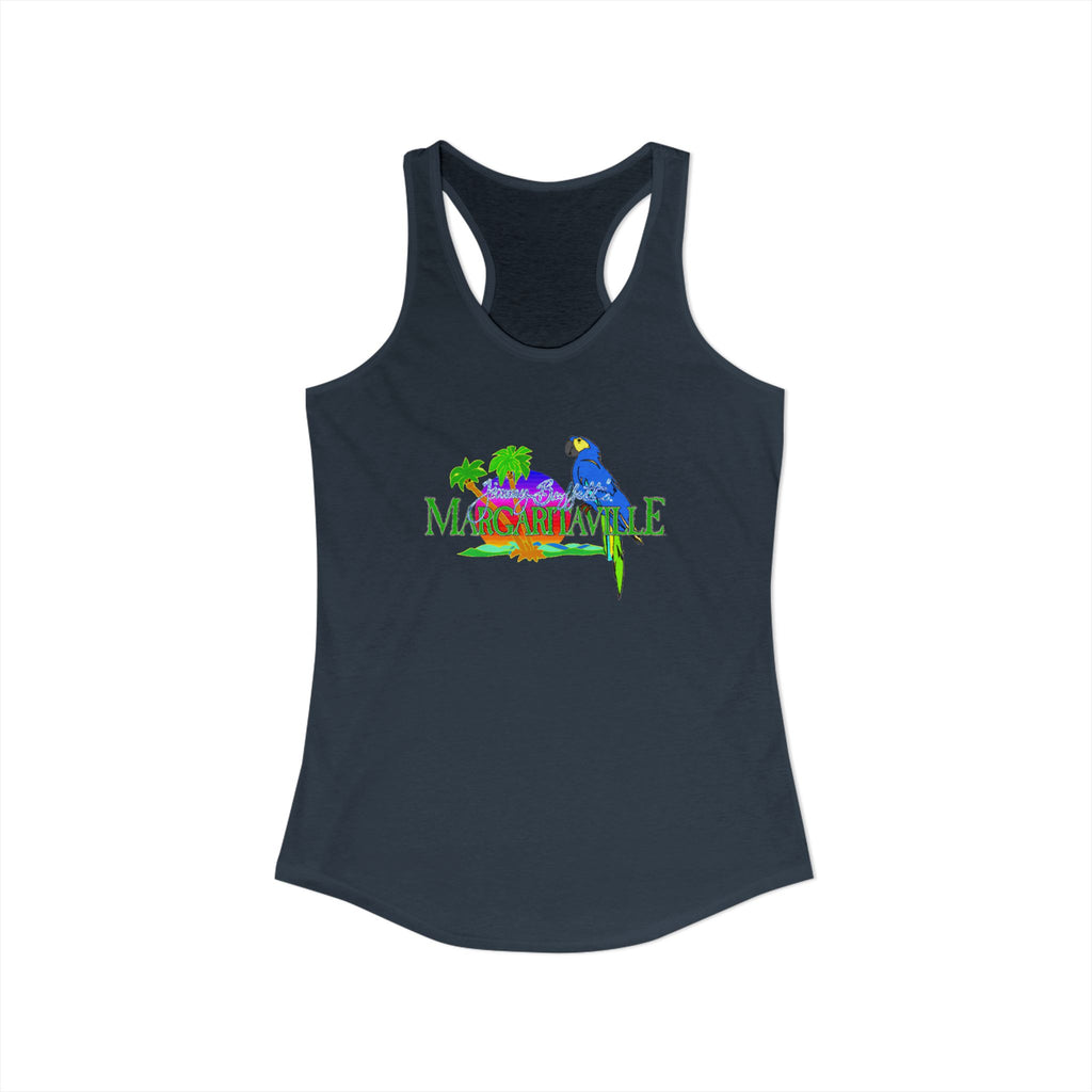 Margaritaville Racerback Tank Top - Paradise Vibe, Summer Essentials, Beachwear, Vacation Outfit, Resort Wear