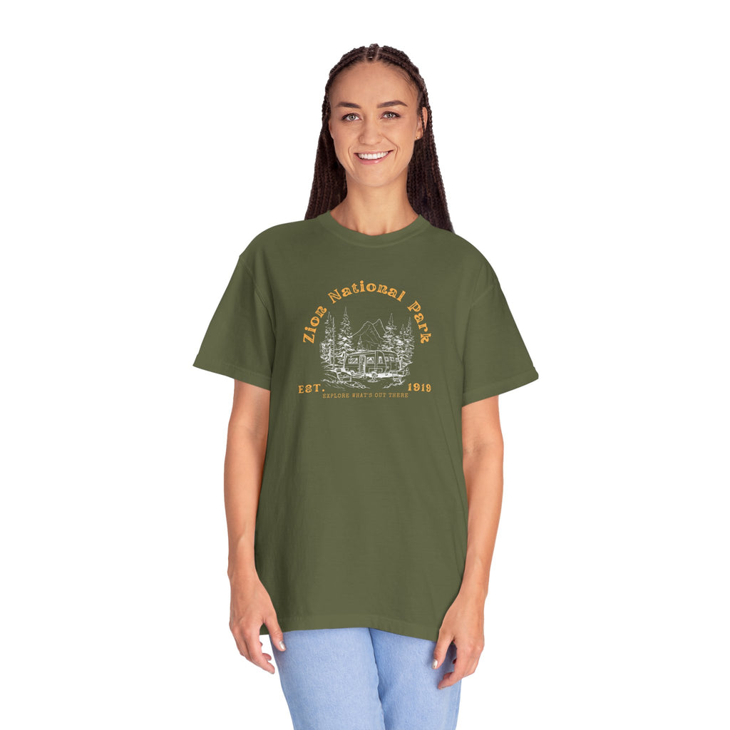 Zion National Park, RV Camping, Unisex T-shirt