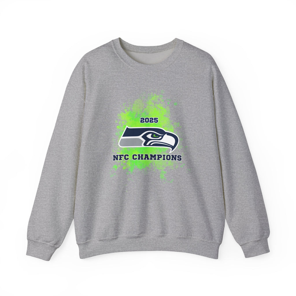 Seahawks 2025 NFC Champions Crewneck Sweatshirt