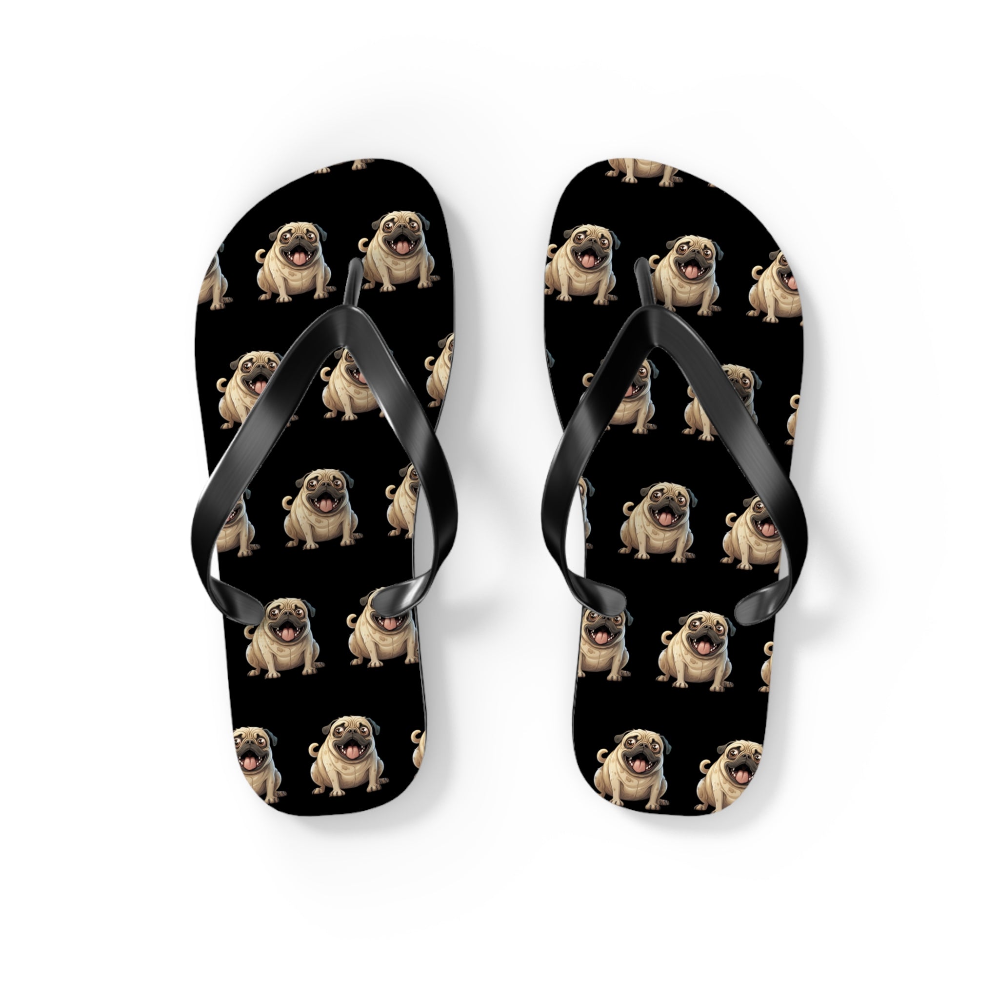 Laughing Pug, Flip Flops