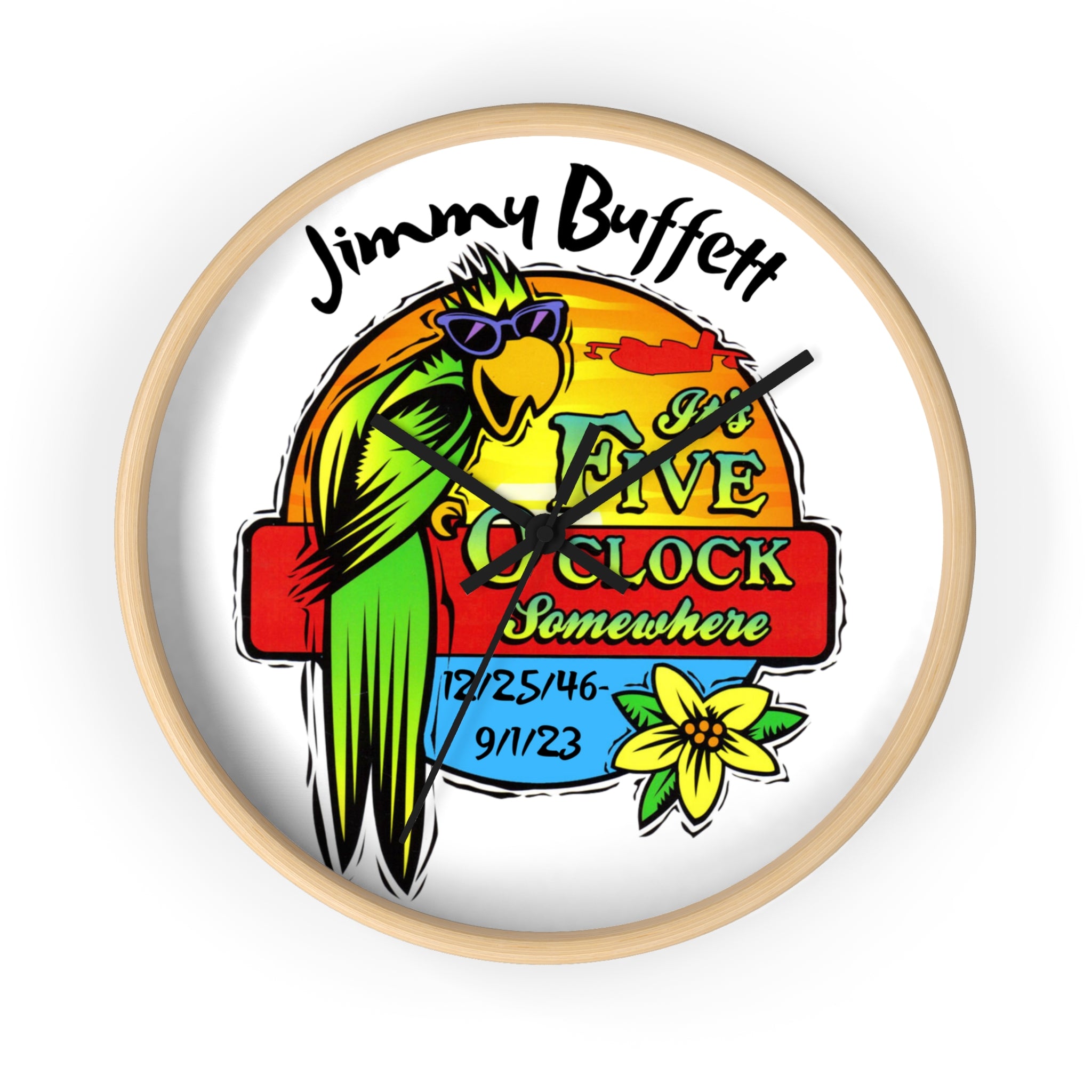 Jimmy Buffett, 5 O'Clock Somewhere, Wall Clock