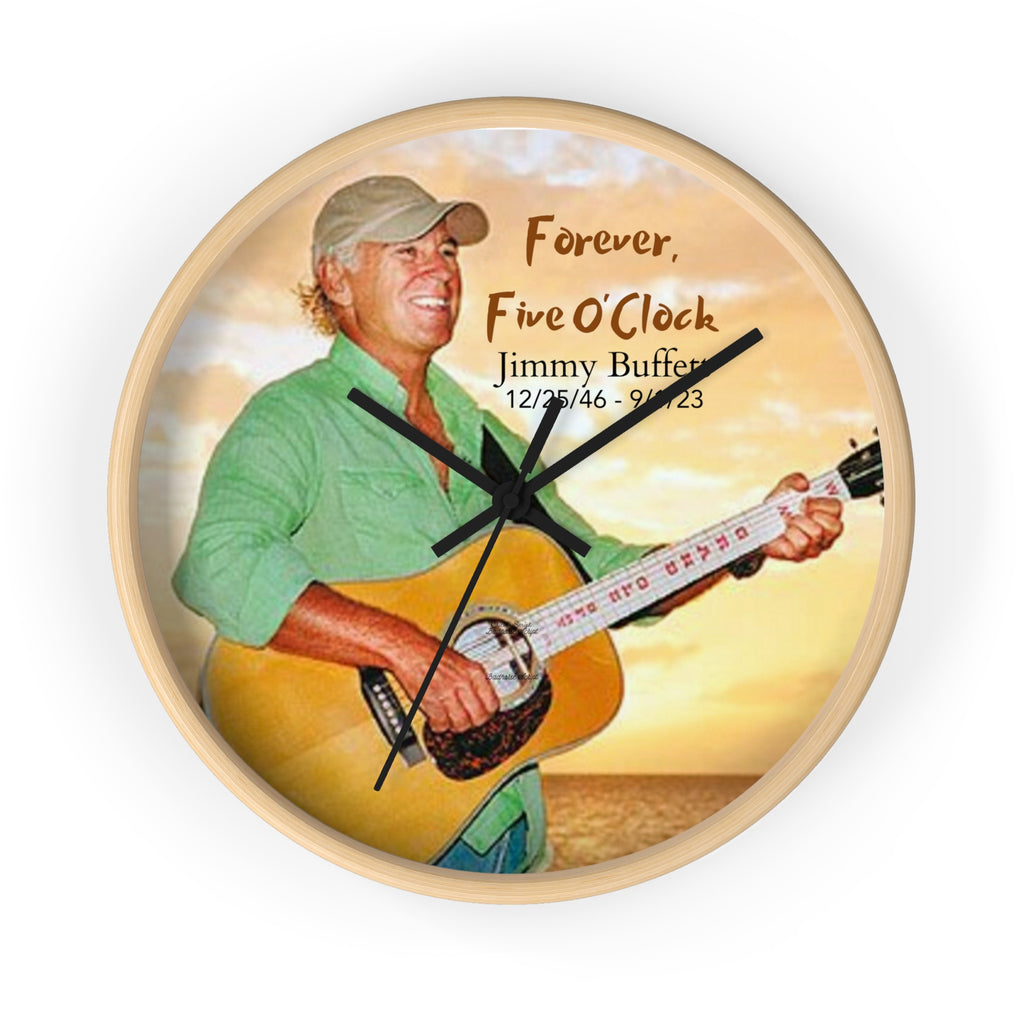 Forever, Five O'Clock, Jimmy Buffett Wall Clock