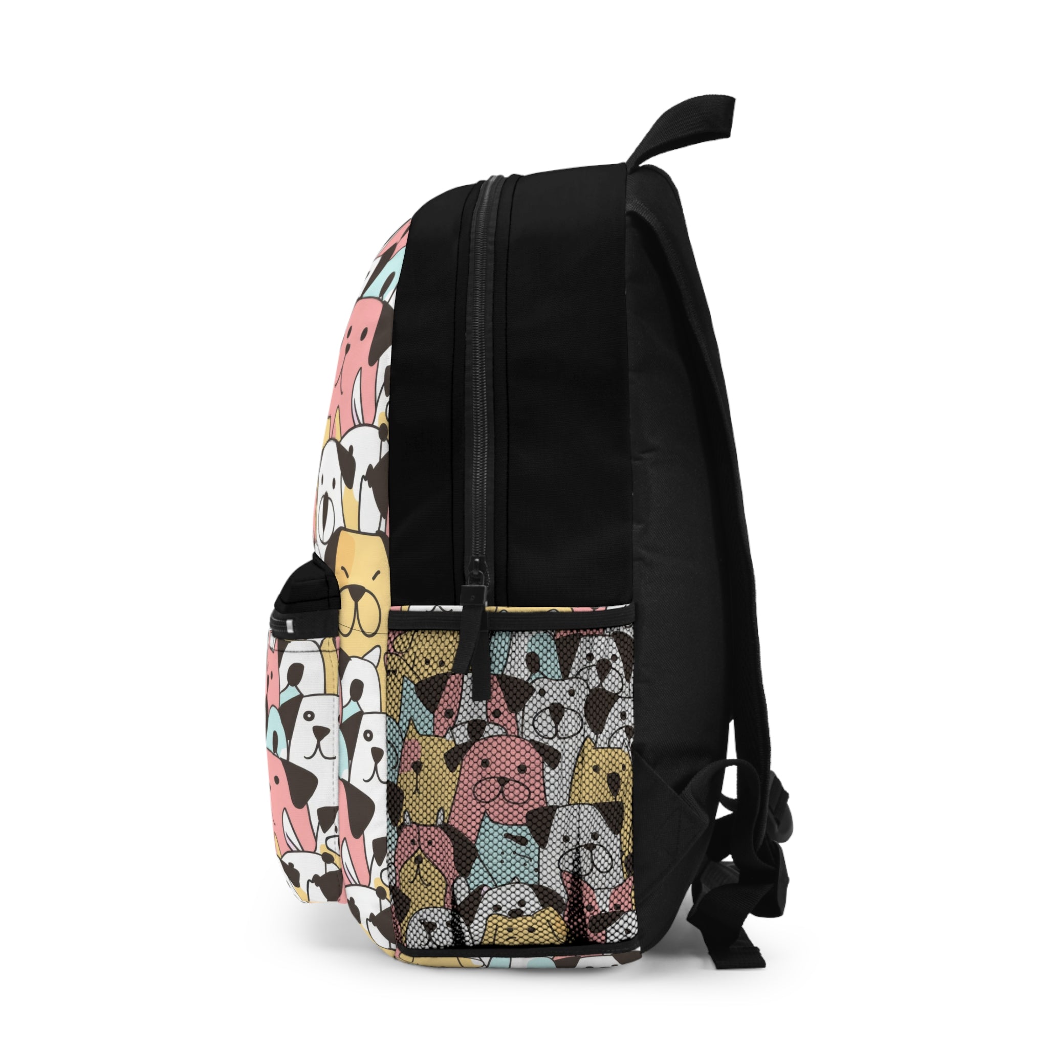 Pile of Pups Backpack,  Large Backpack, Dog Print Backpack