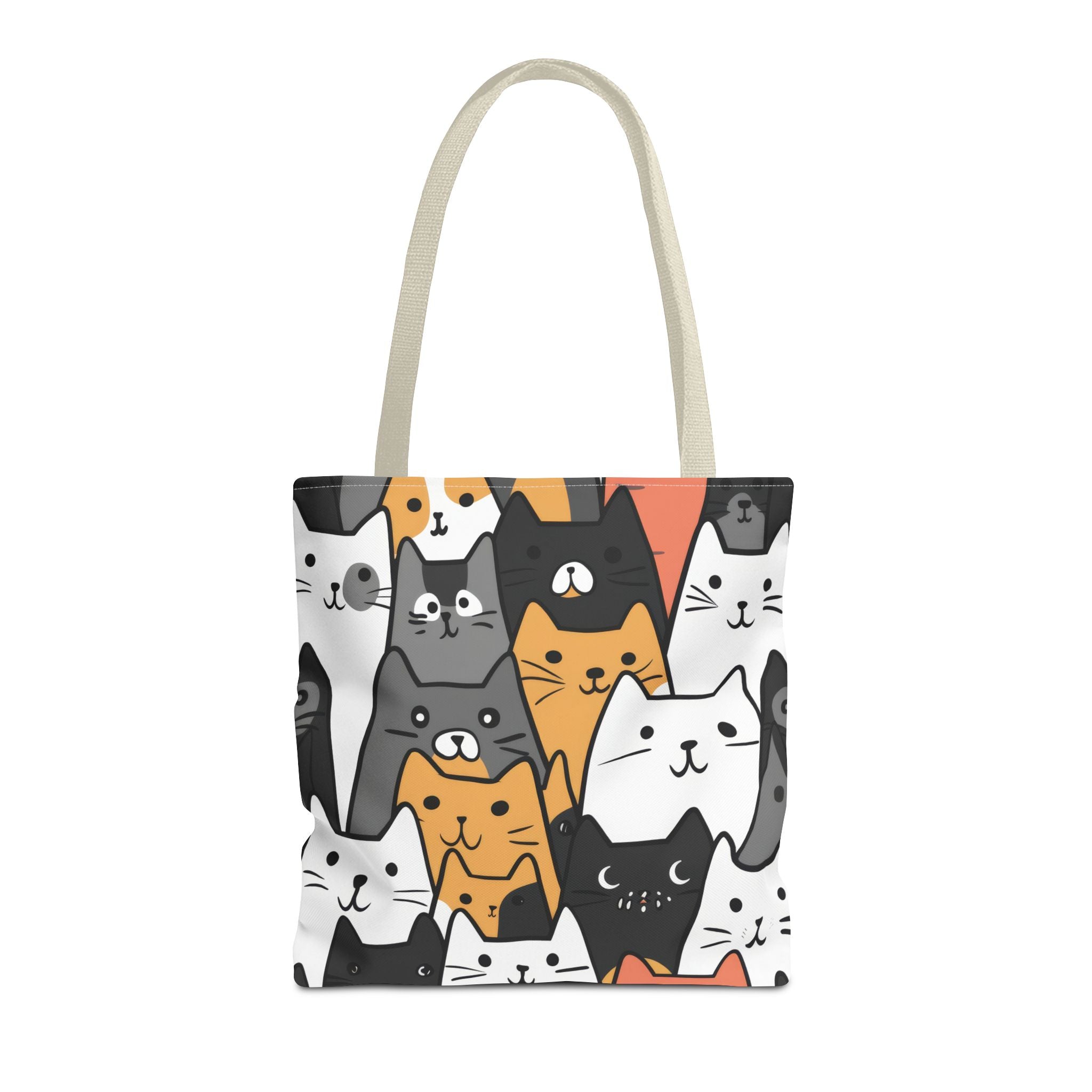 Cat Face Tote Bag, 3 Sizes