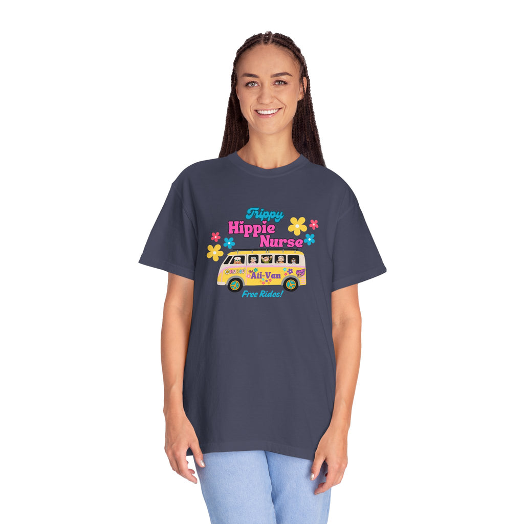 Trippy Hippie Nurse Unisex T-shirt, Funny Nurse Shirt