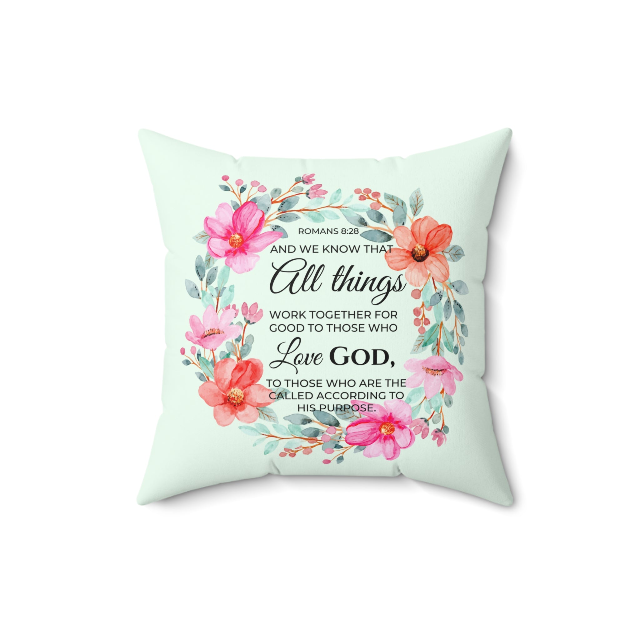 2 in 1, All things with God/Jesus, I Saw That, Throw Pillow