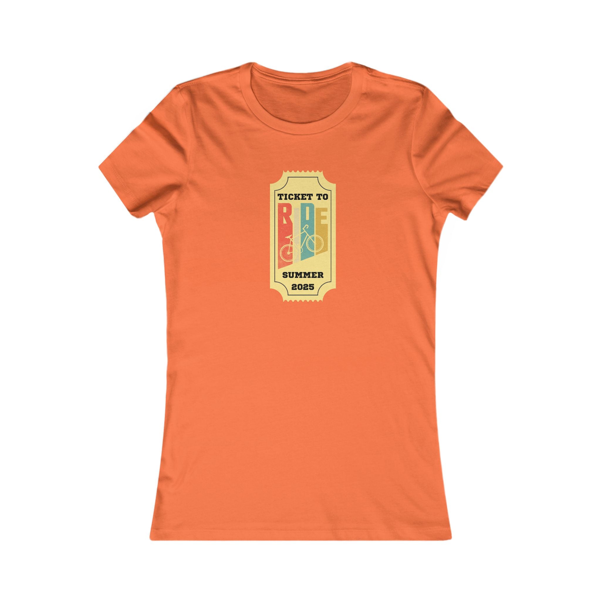 Ticket to Ride Summer 2023 Tee, Women's  Summer T-Shirt, Biking Shirt, Vacation Top, Concert Apparel, Gift for Music Lovers