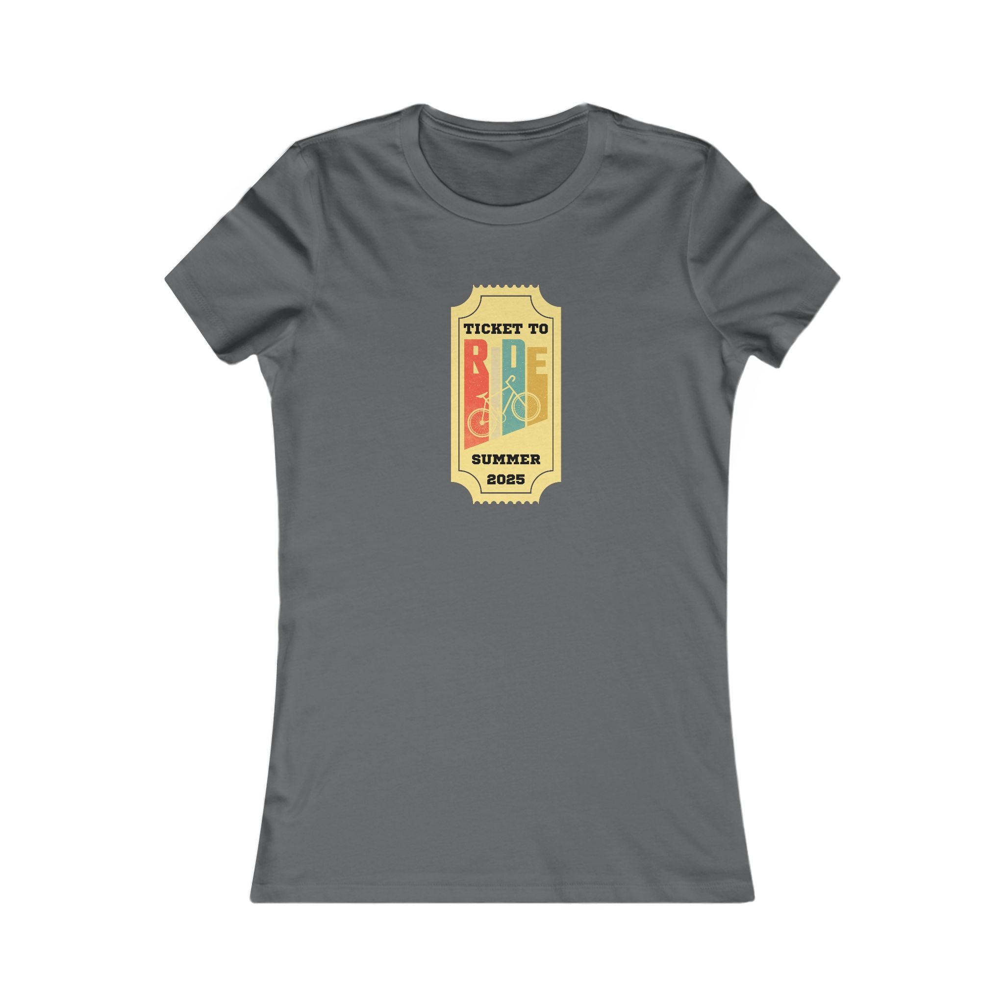 Ticket to Ride Summer 2023 Tee, Women's  Summer T-Shirt, Biking Shirt, Vacation Top, Concert Apparel, Gift for Music Lovers