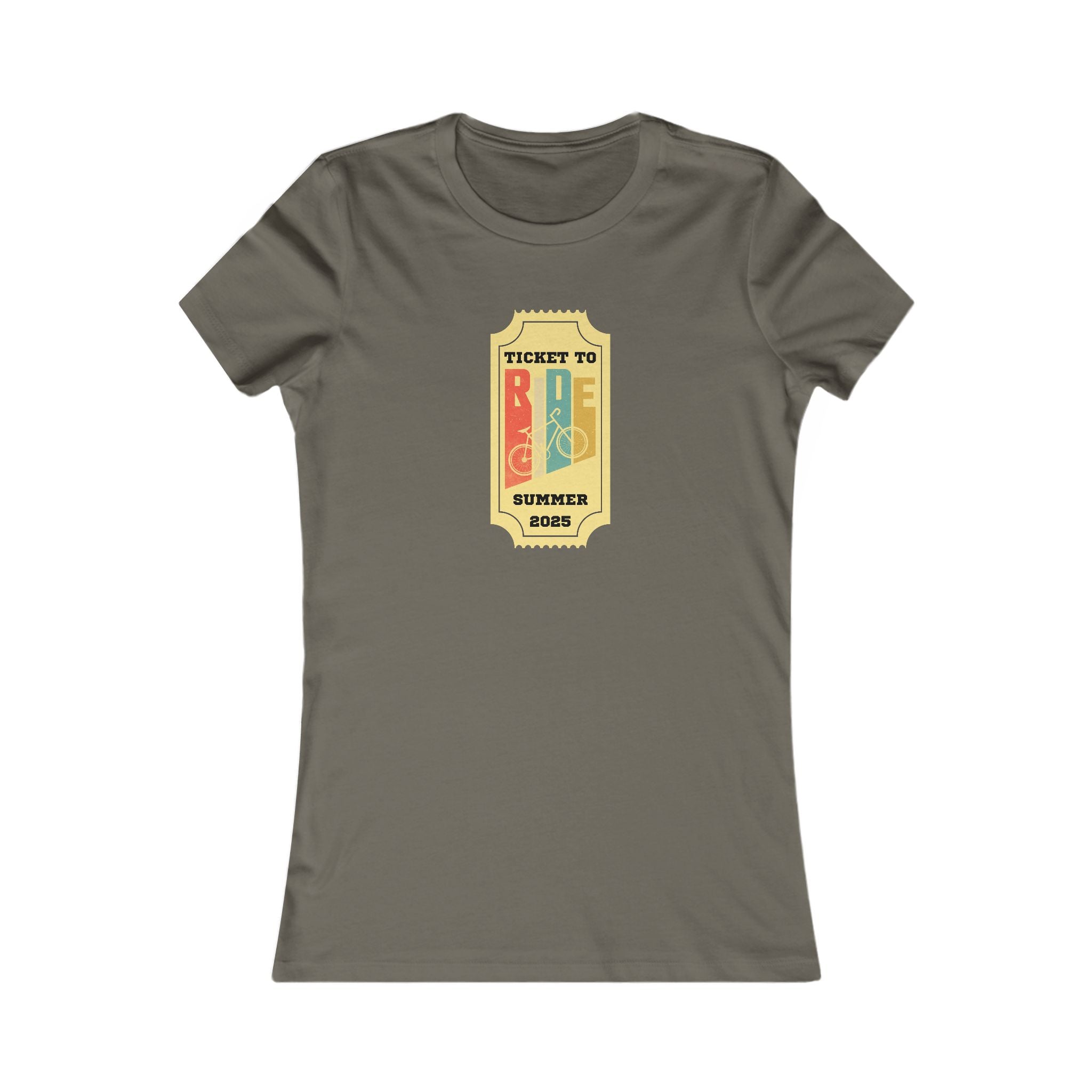 Ticket to Ride Summer 2023 Tee, Women's  Summer T-Shirt, Biking Shirt, Vacation Top, Concert Apparel, Gift for Music Lovers