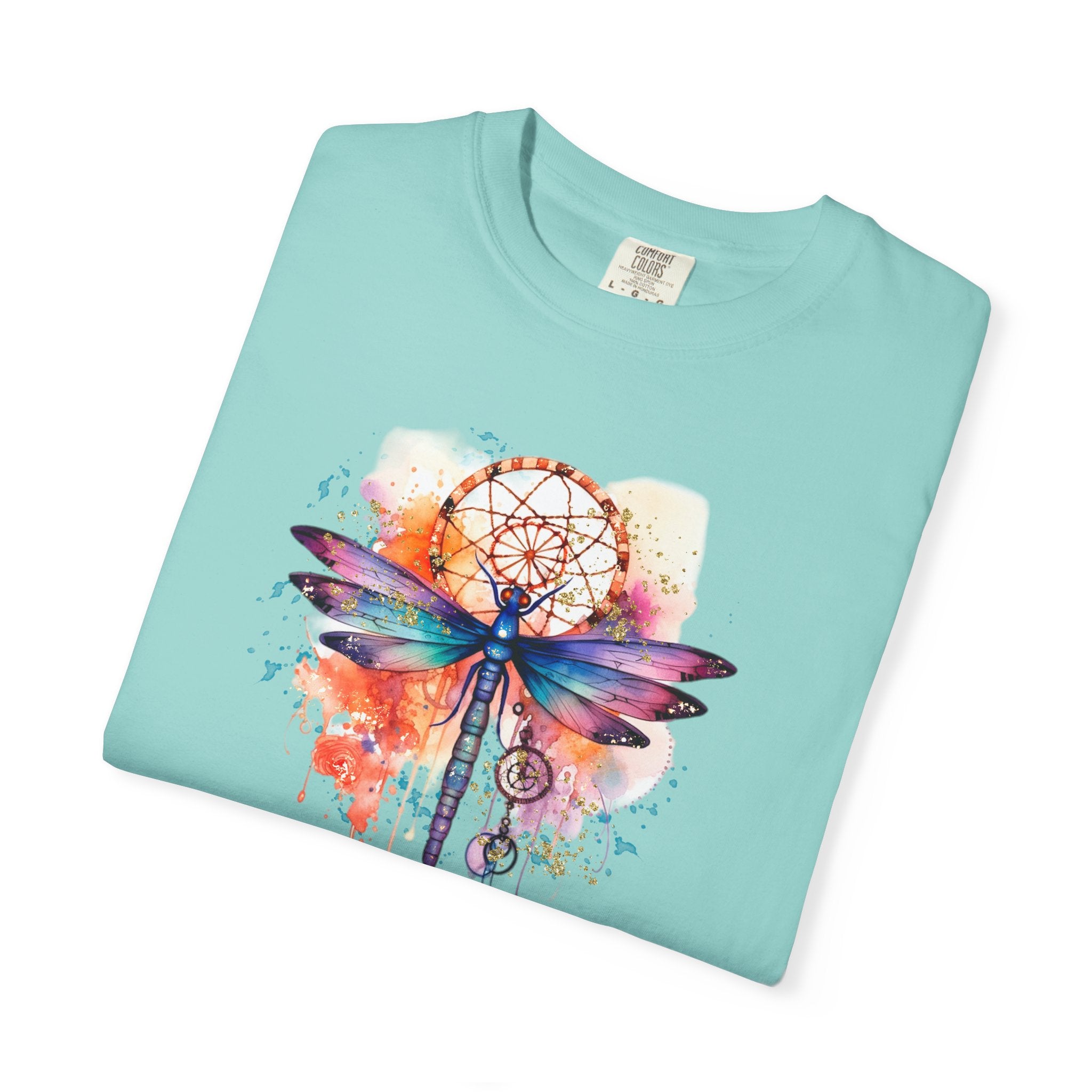 Rainbow Dragonfly Dreamcatcher T-Shirt for Men and Women