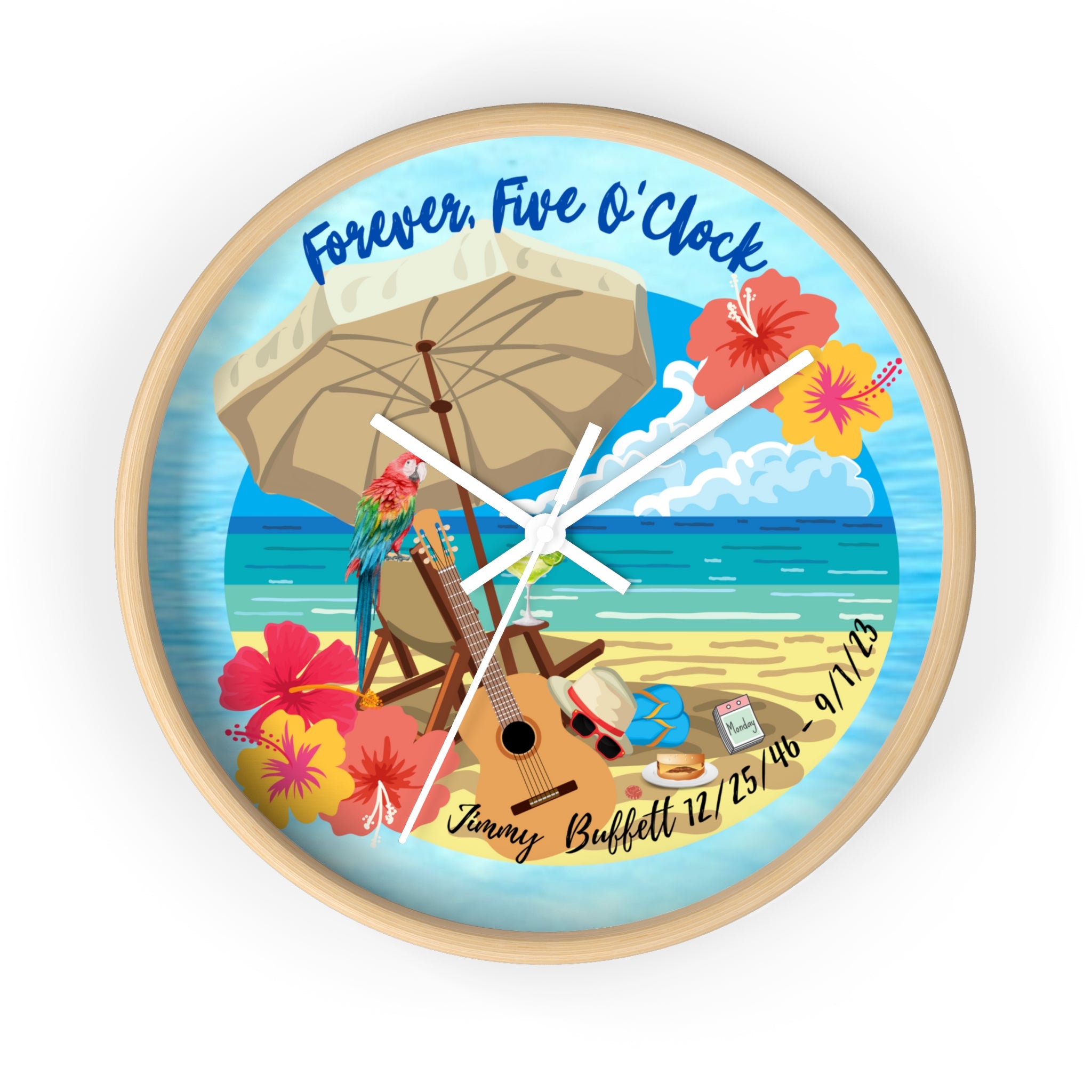 Jimmy Buffett, Forever Five O'Clock, Wall Clock