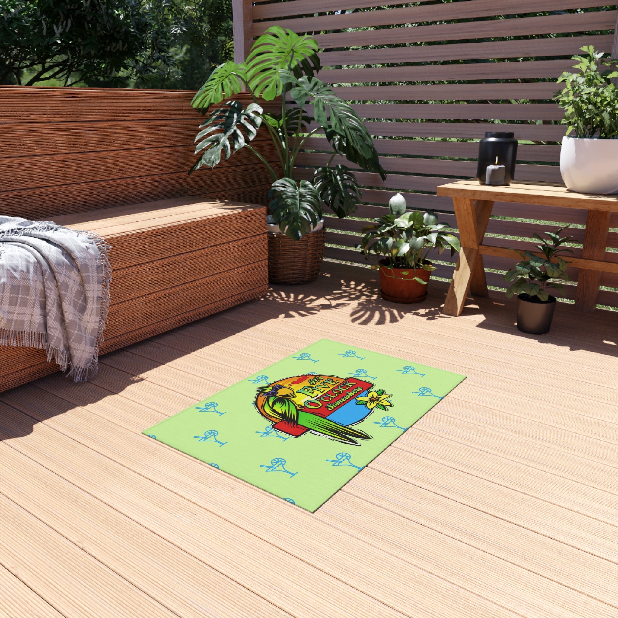 Its Five O'Clock Somewhere, Margaritaville Outdoor Door Mat