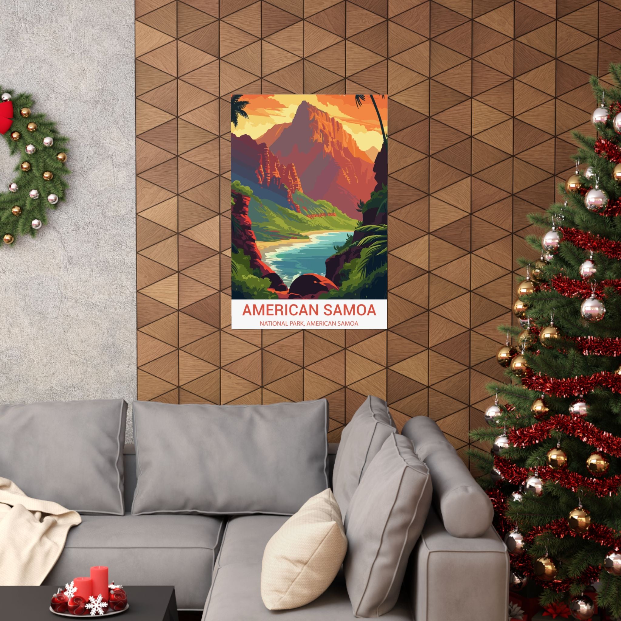 American Samoa,  Matte Vertical Poster