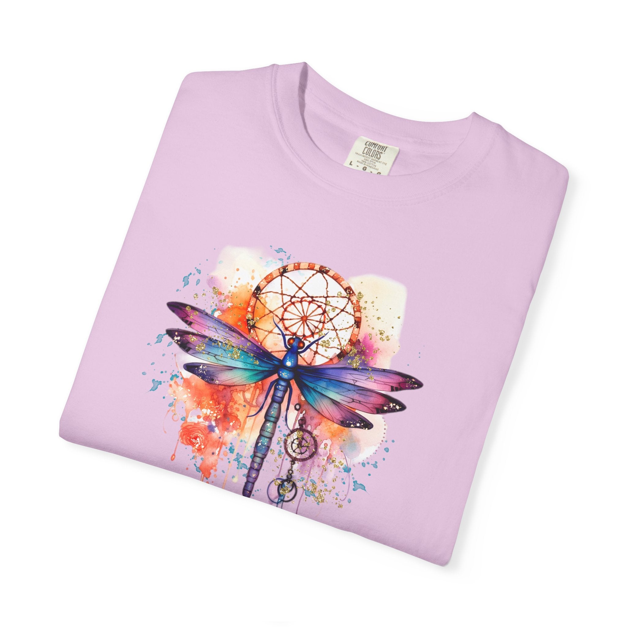 Rainbow Dragonfly Dreamcatcher T-Shirt for Men and Women