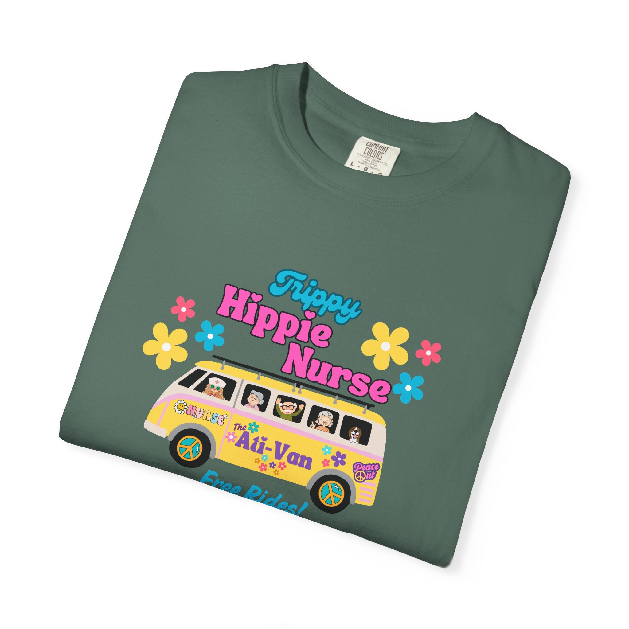 Trippy Hippie Nurse Unisex T-shirt, Funny Nurse Shirt