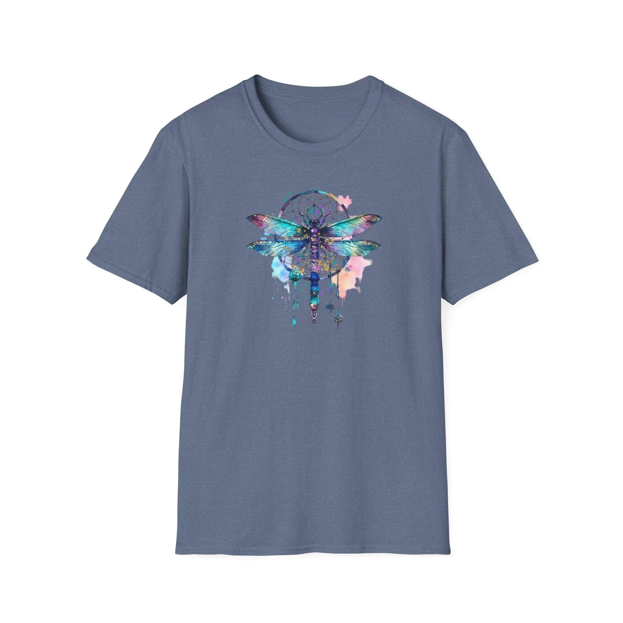 Dreamy Dragonfly T-Shirt, Bohemian Tee, Nature Lover Gift, Summer Outfit, Eco-friendly Apparel, Festival Wear, Unique Graphic Tee