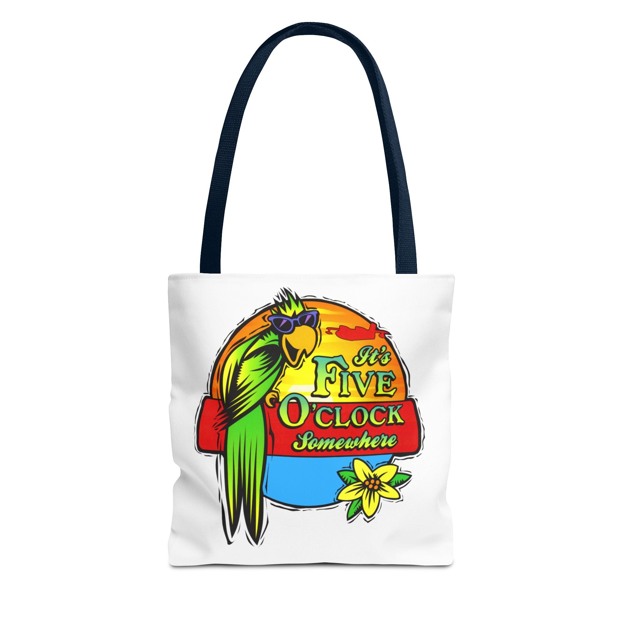 It's Five O'Clock Somewhere Tote Bag, Jimmy Buffett Tote Bag, 3 Sizes