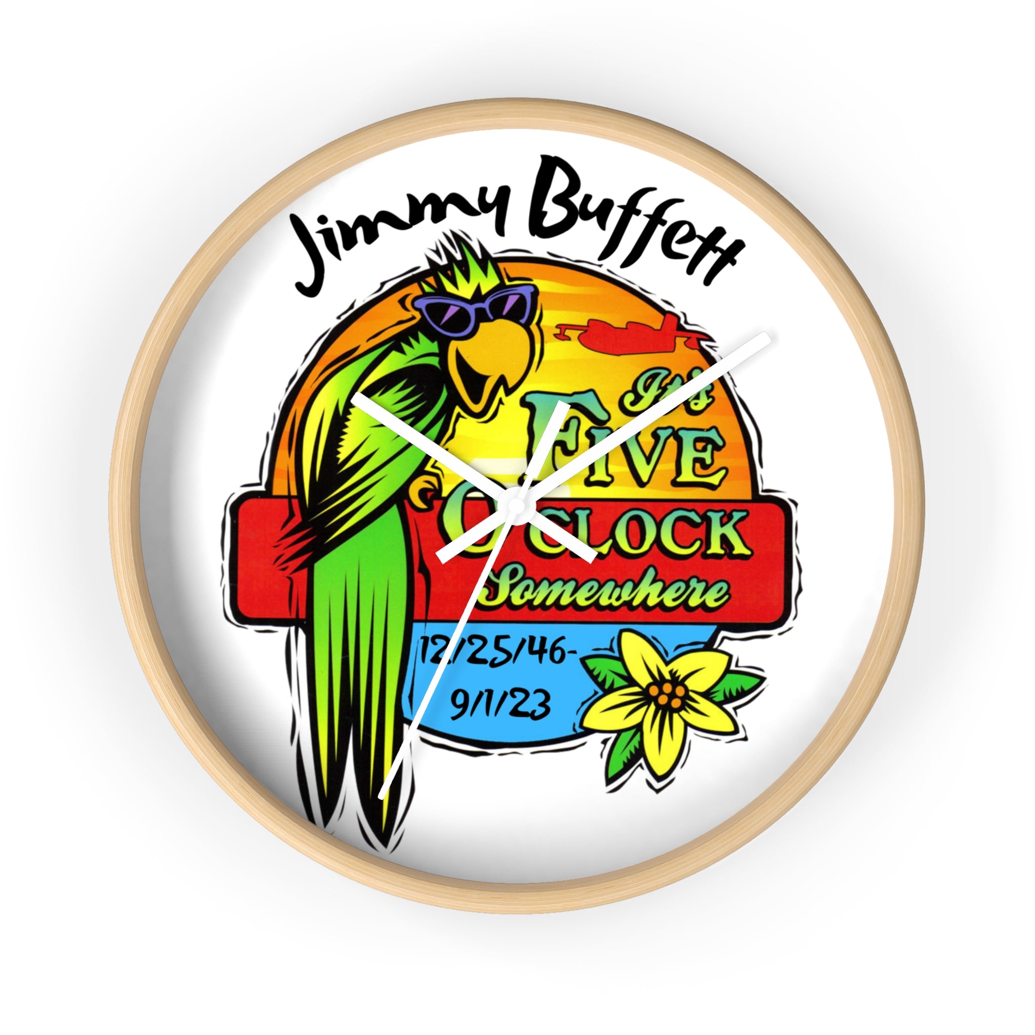 Jimmy Buffett, 5 O'Clock Somewhere, Wall Clock