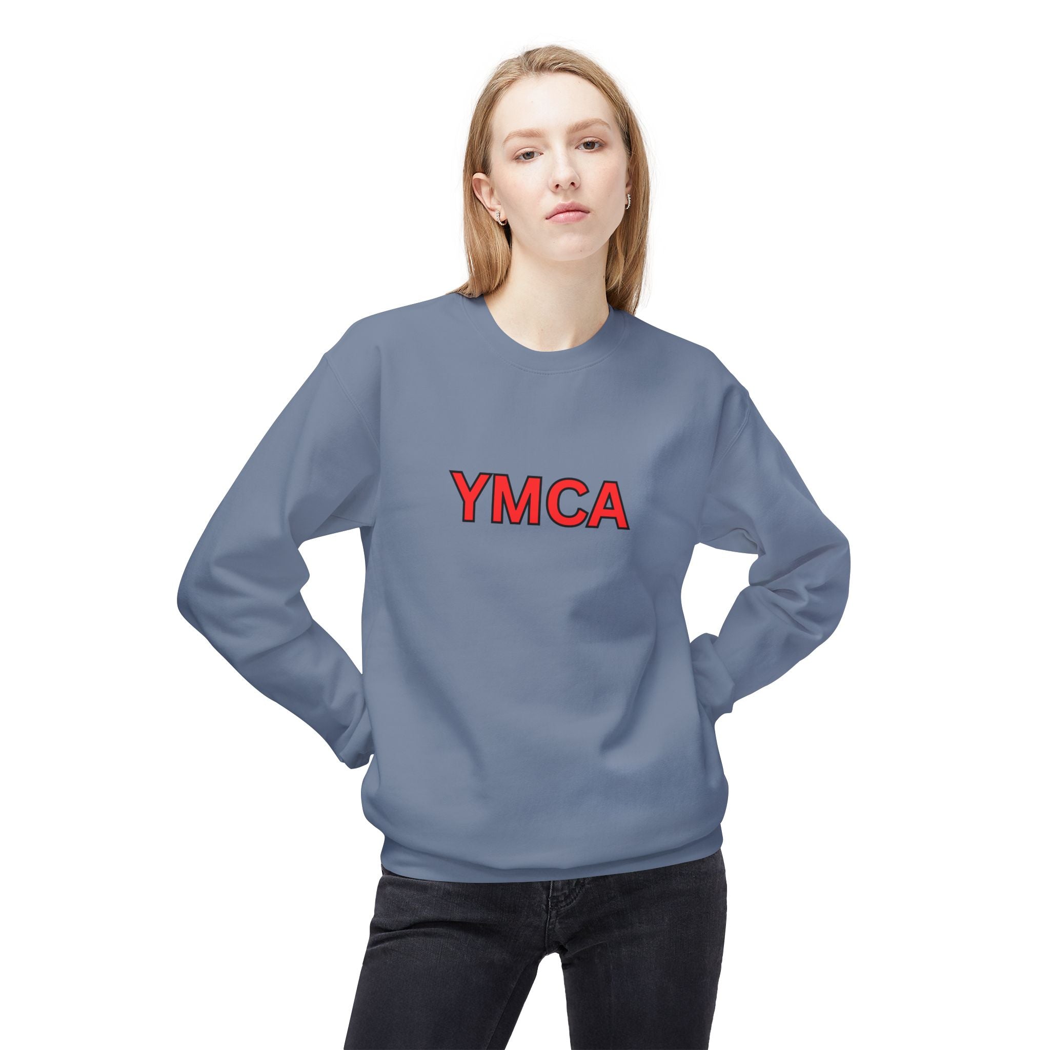 Retro YMCA Sweatshirt, Vintage Midweight Jumper, Unisex Crewneck Pullover,