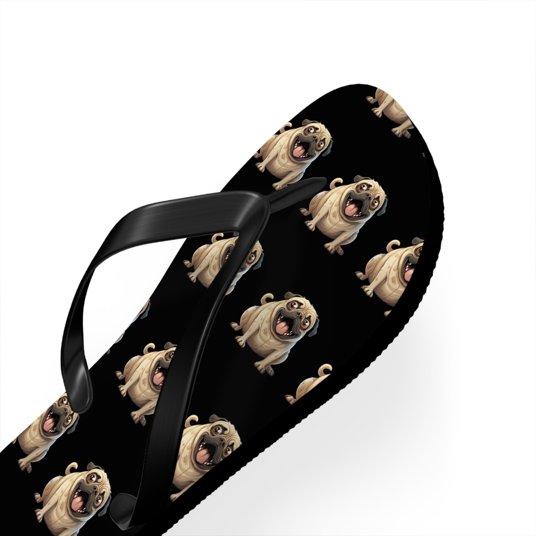 Laughing Pug, Flip Flops