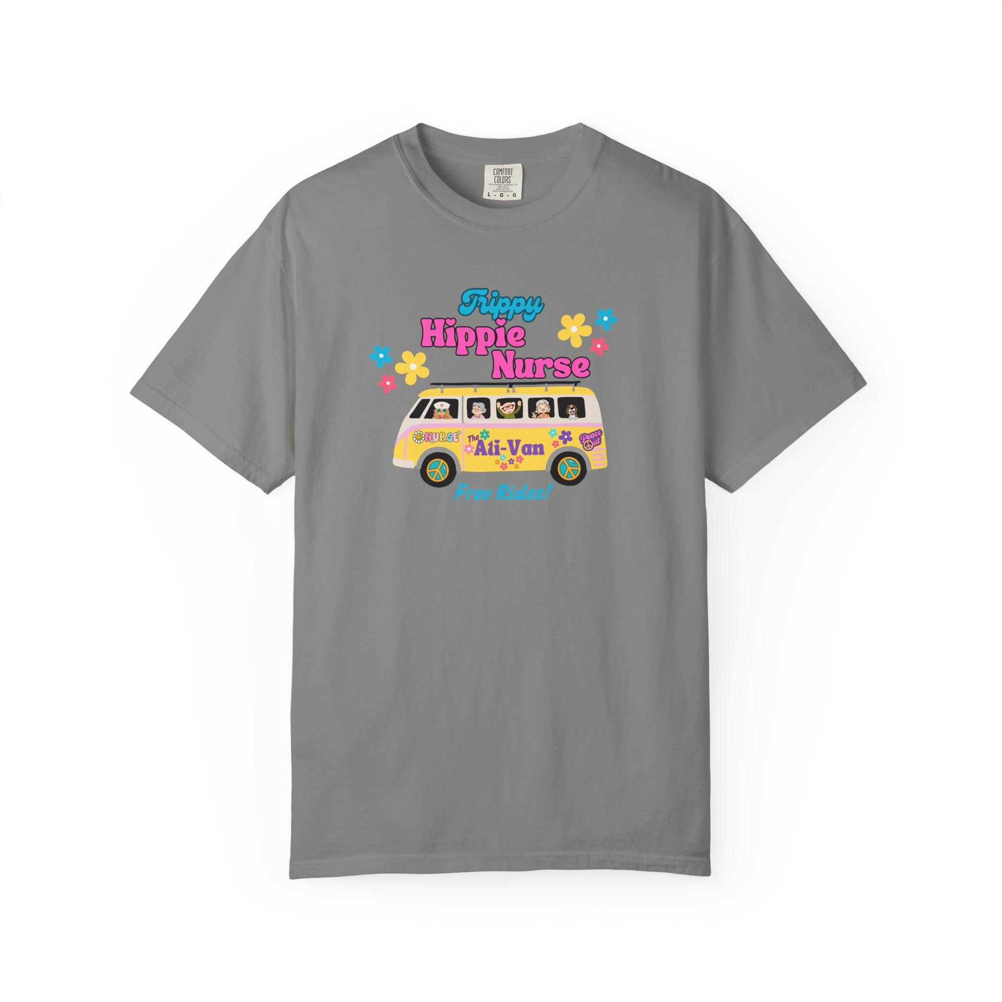 Funny Nurse T-Shirt, Ati-Van Ride, Unisex Tee, 100% Cotton, Nurse Gift, Soft Nurse T-Shirt