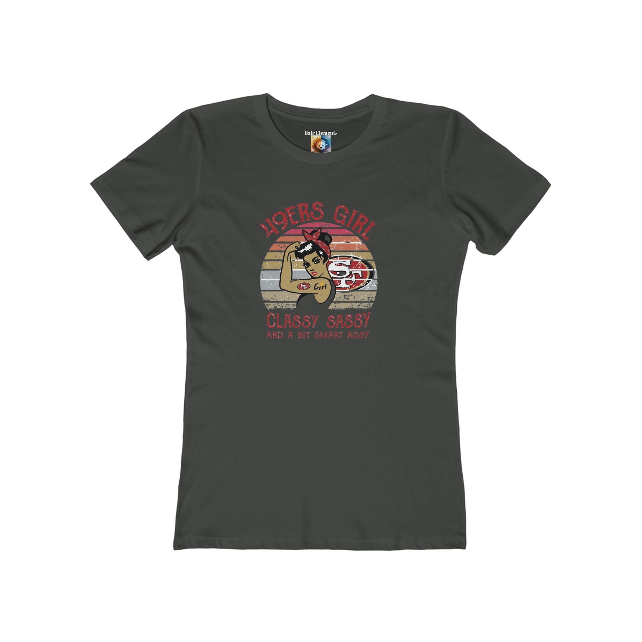 49'ers  Girl, The Boyfriend Tee for Women