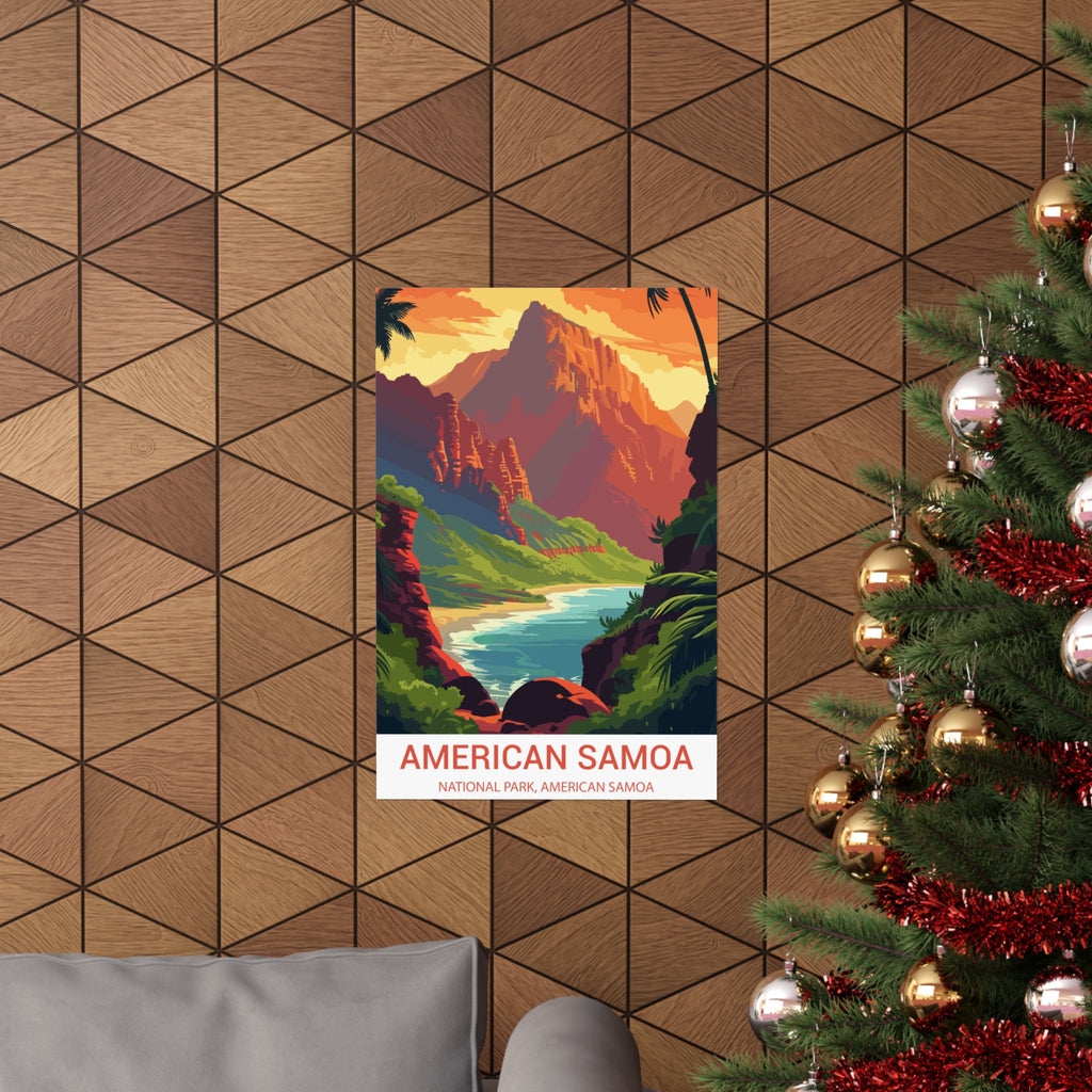 American Samoa,  Matte Vertical Poster