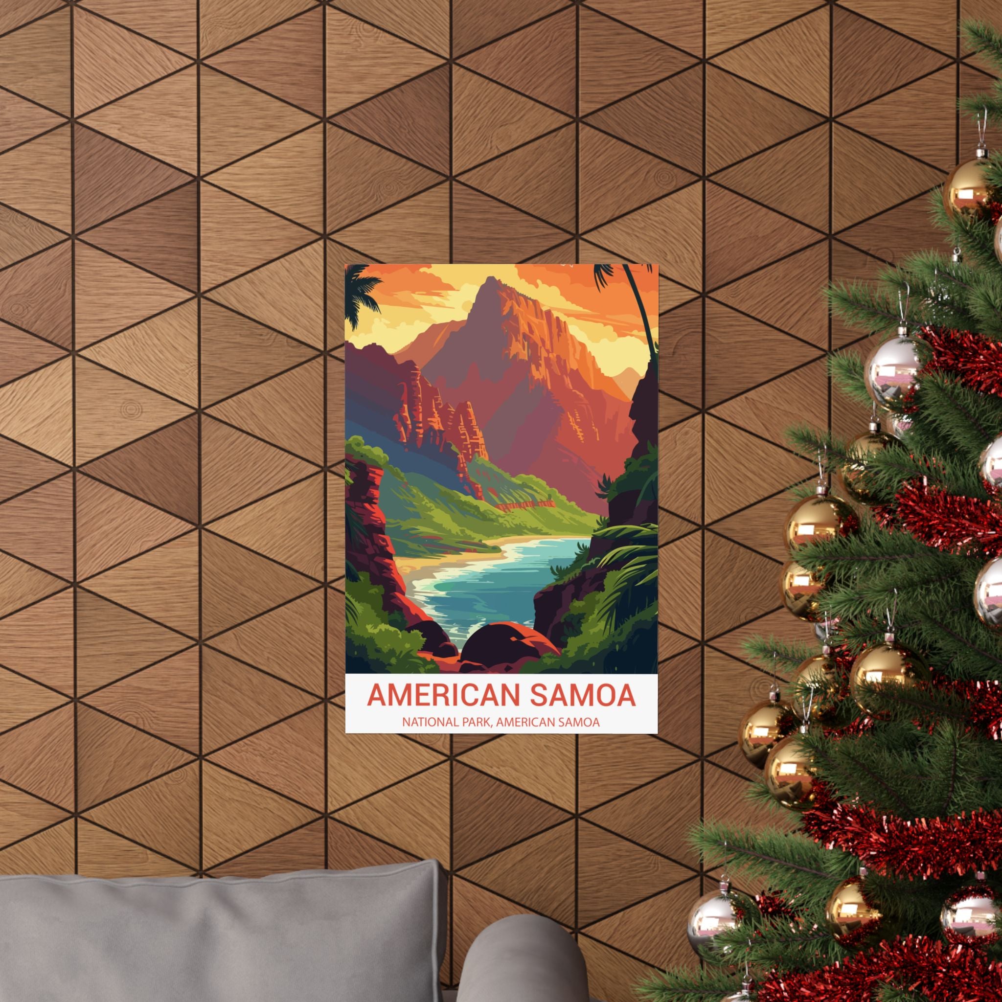American Samoa,  Matte Vertical Poster