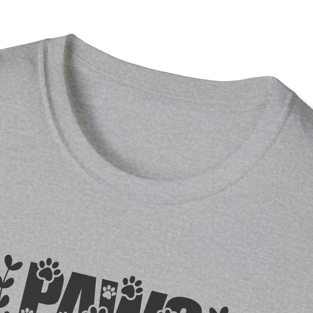 Paw Print T-Shirt - "Paws and Enjoy the Little Things", Pet Lover Gift, Animal Theme Apparel, Dog Owner Shirt, Cute Casual Tee