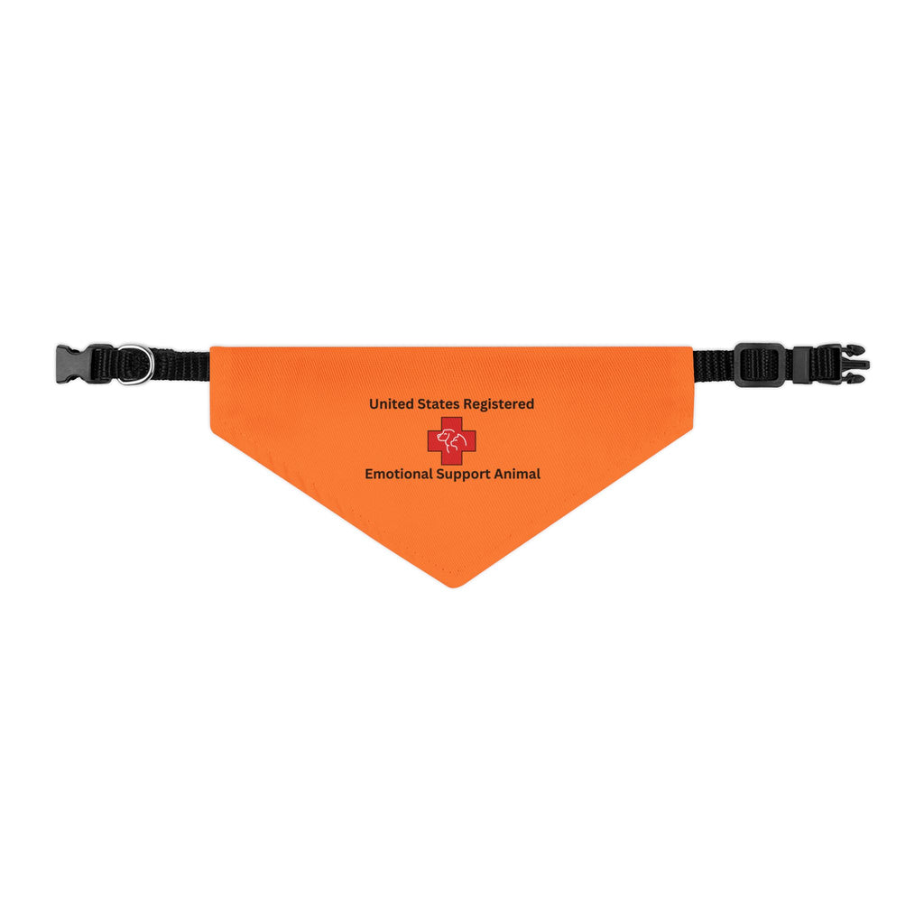 US Registred Emotional Support Animal Pet Bandana Collar, ESA Collar, ESA Identification,