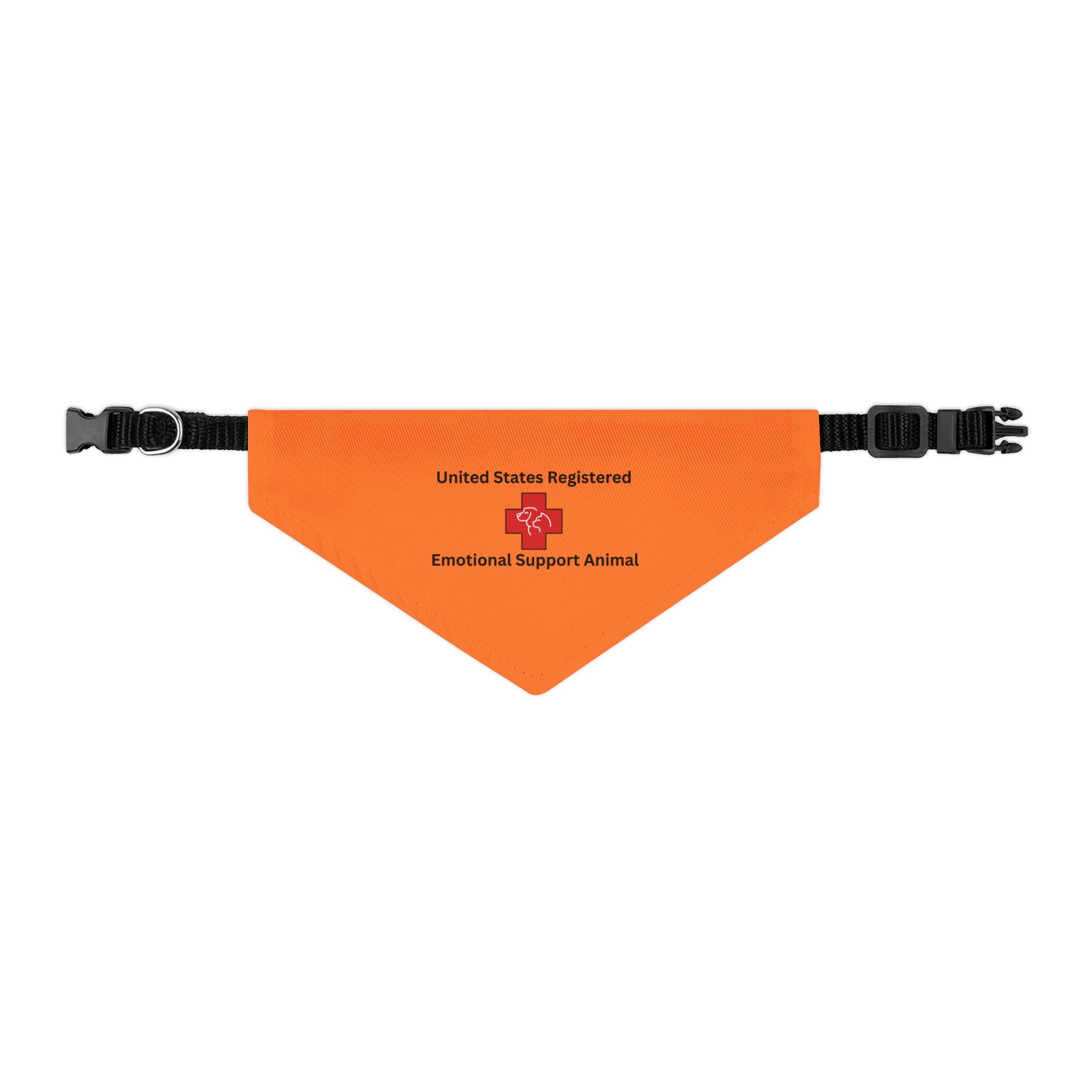 US Registred Emotional Support Animal Pet Bandana Collar, ESA Collar, ESA Identification,