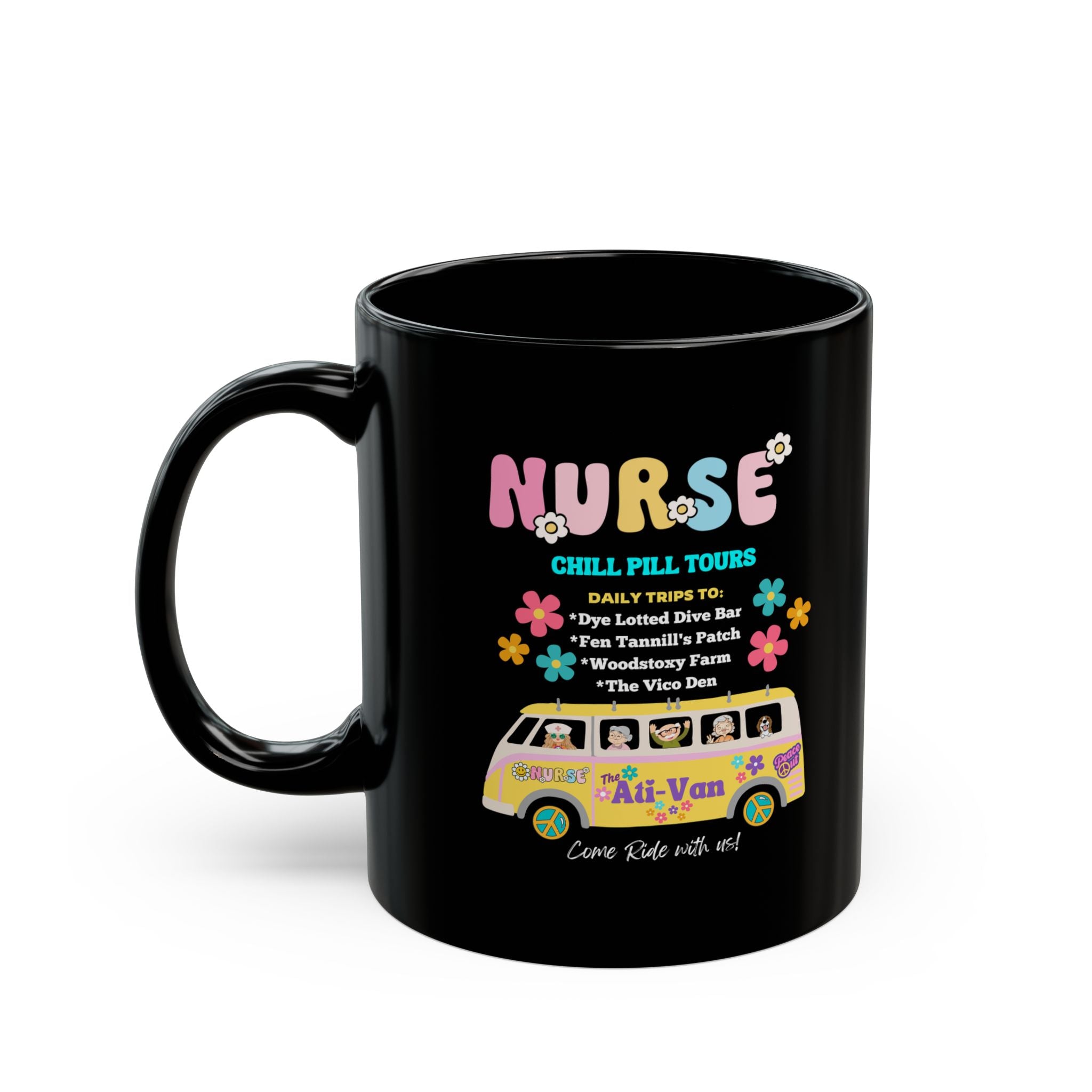 Nurse Humor Accent Coffee Mug, Funny Gift for Nurses