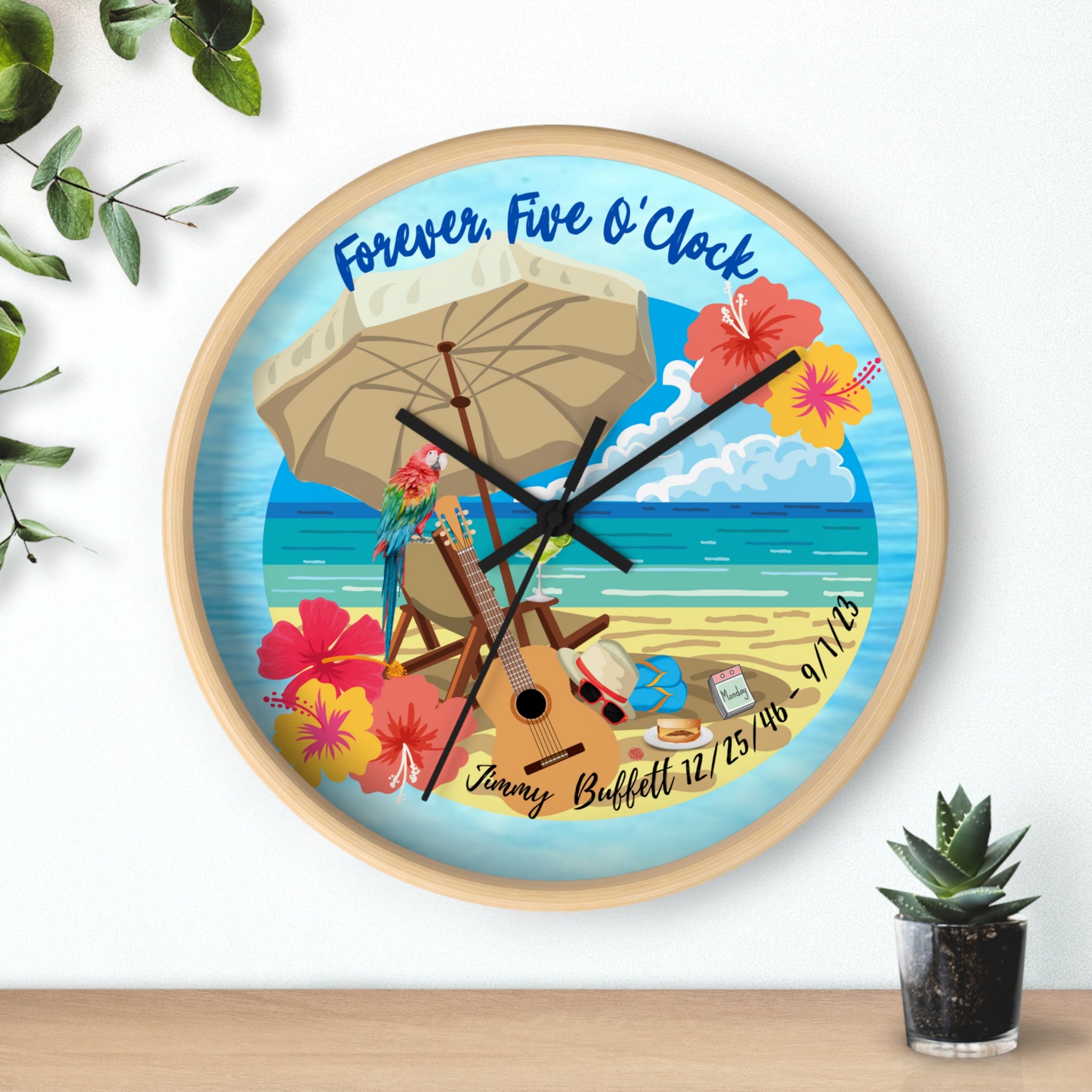 Jimmy Buffett, Forever Five O'Clock, Wall Clock