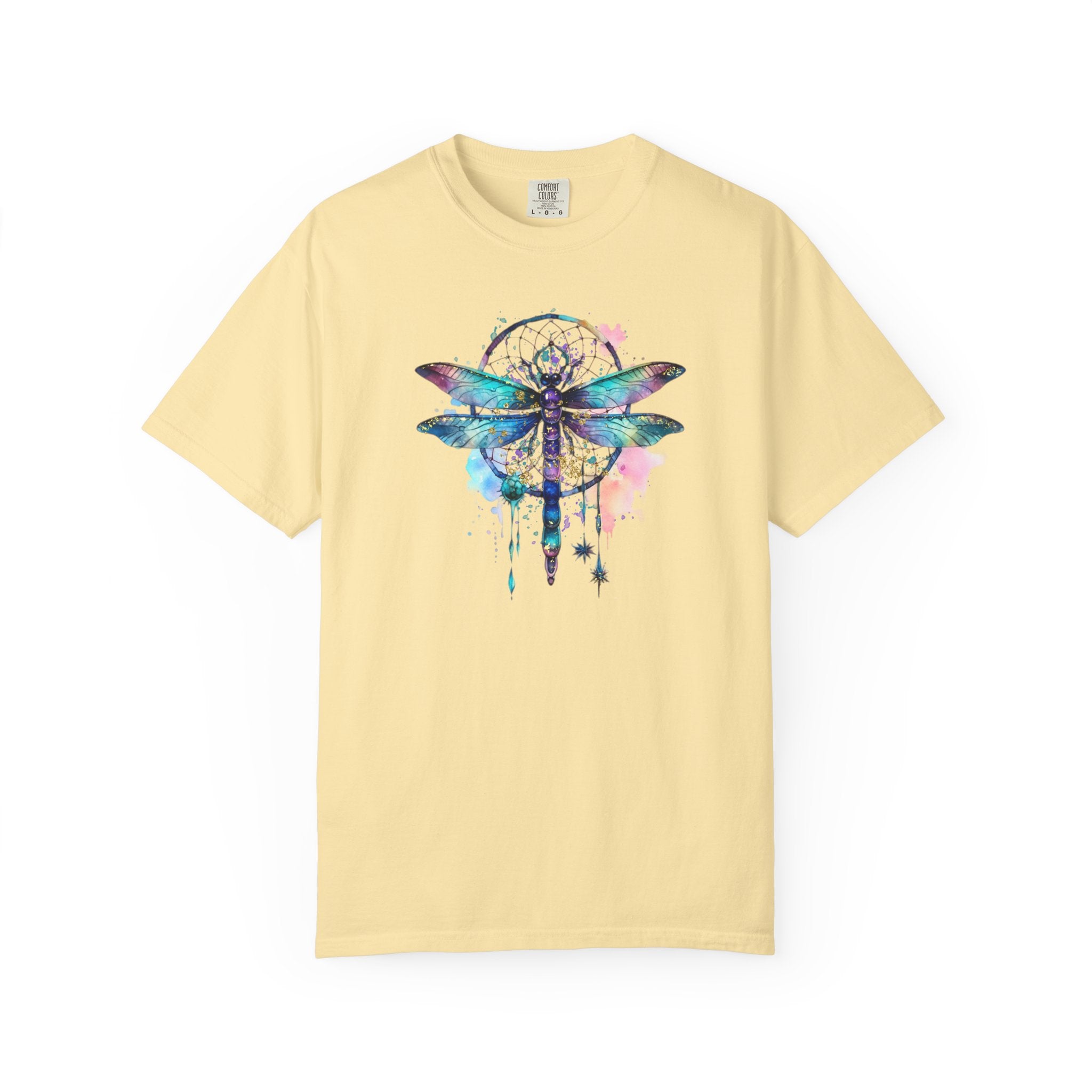 Blue Dragonfly Dreamcatcher T-Shirt for Men and Women