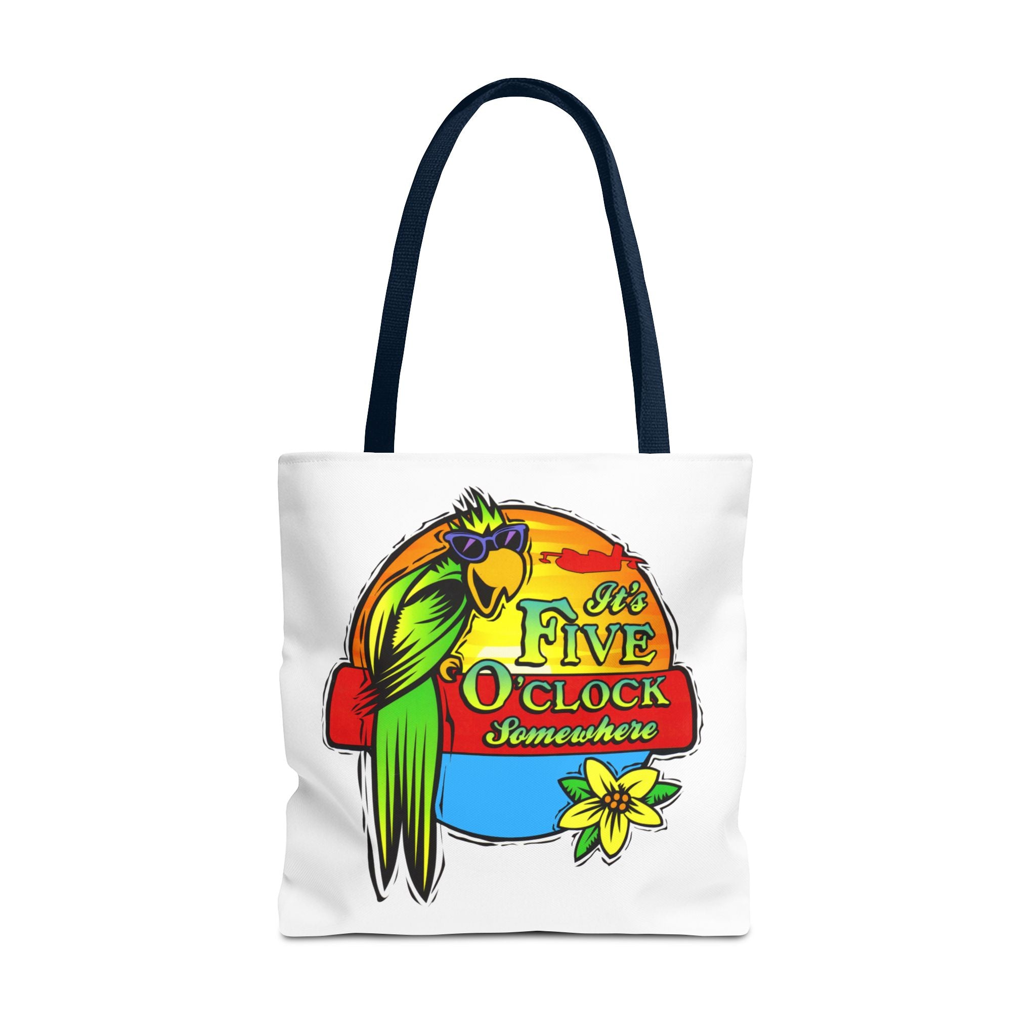 It's Five O'Clock Somewhere Tote Bag, Jimmy Buffett Tote Bag, 3 Sizes