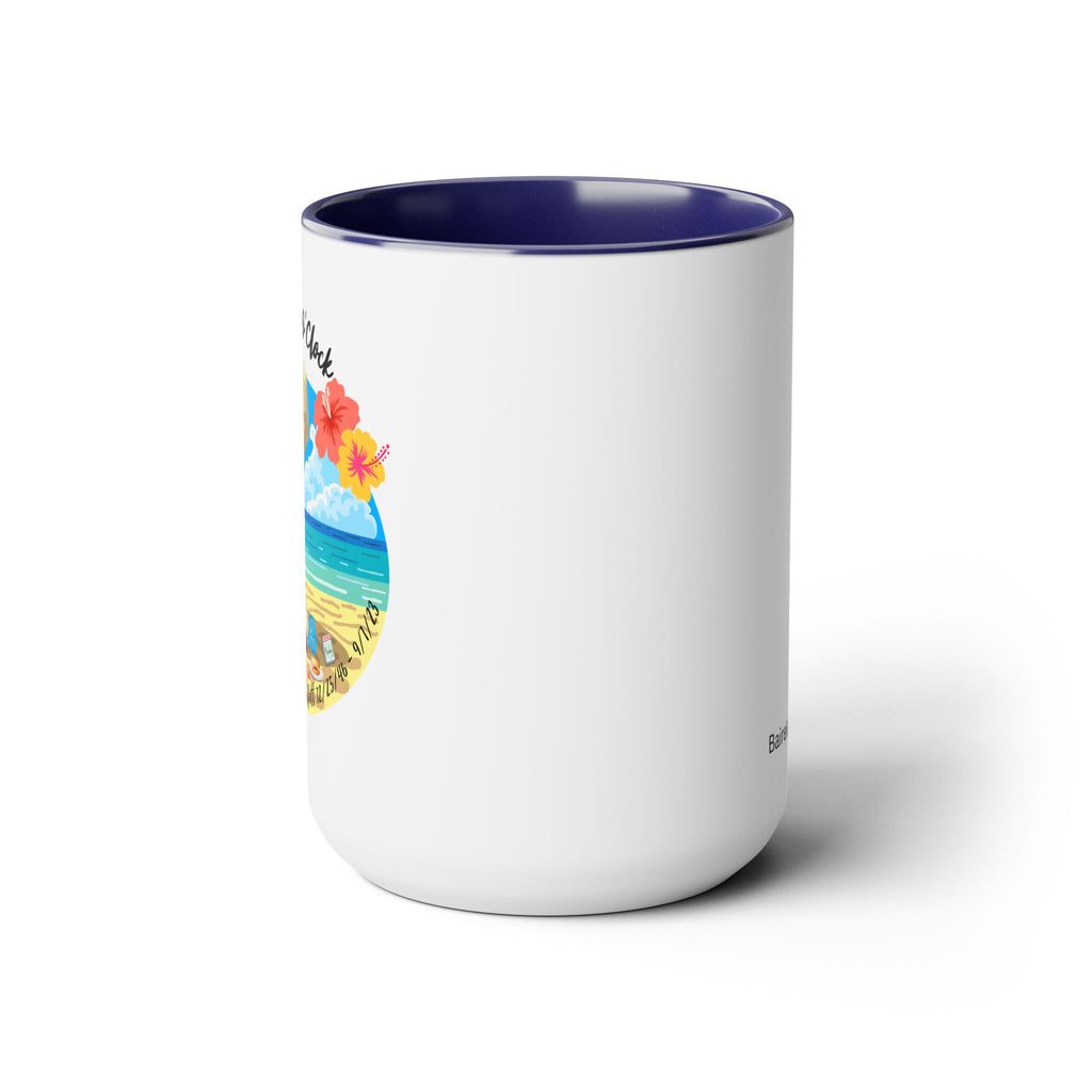 Jimmy Buffett, Forever Five O'Clock. Two-Tone Coffee Mugs, 15oz