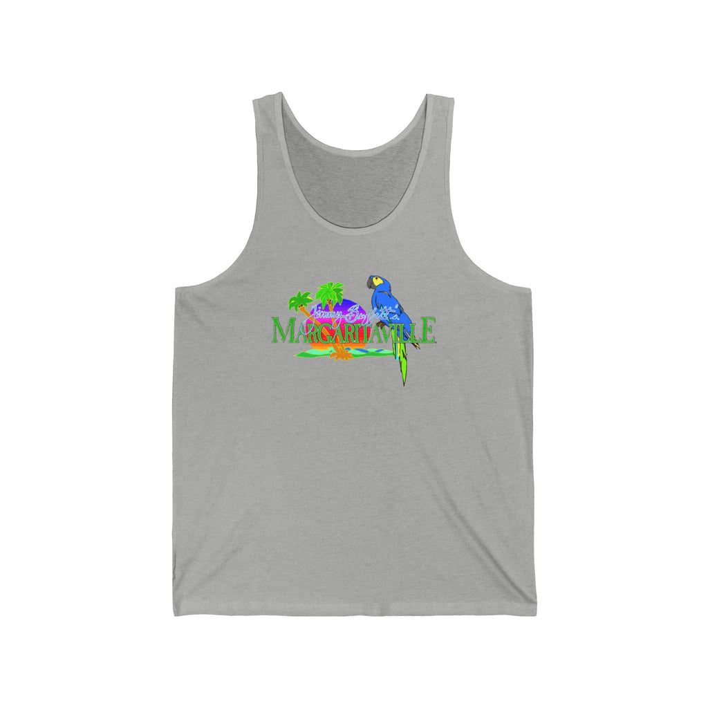 Margaritaville Unisex Jersey Tank - Beachwear, Summer Vibes, Casual Apparel, Vacation Outfit, Tropical Style