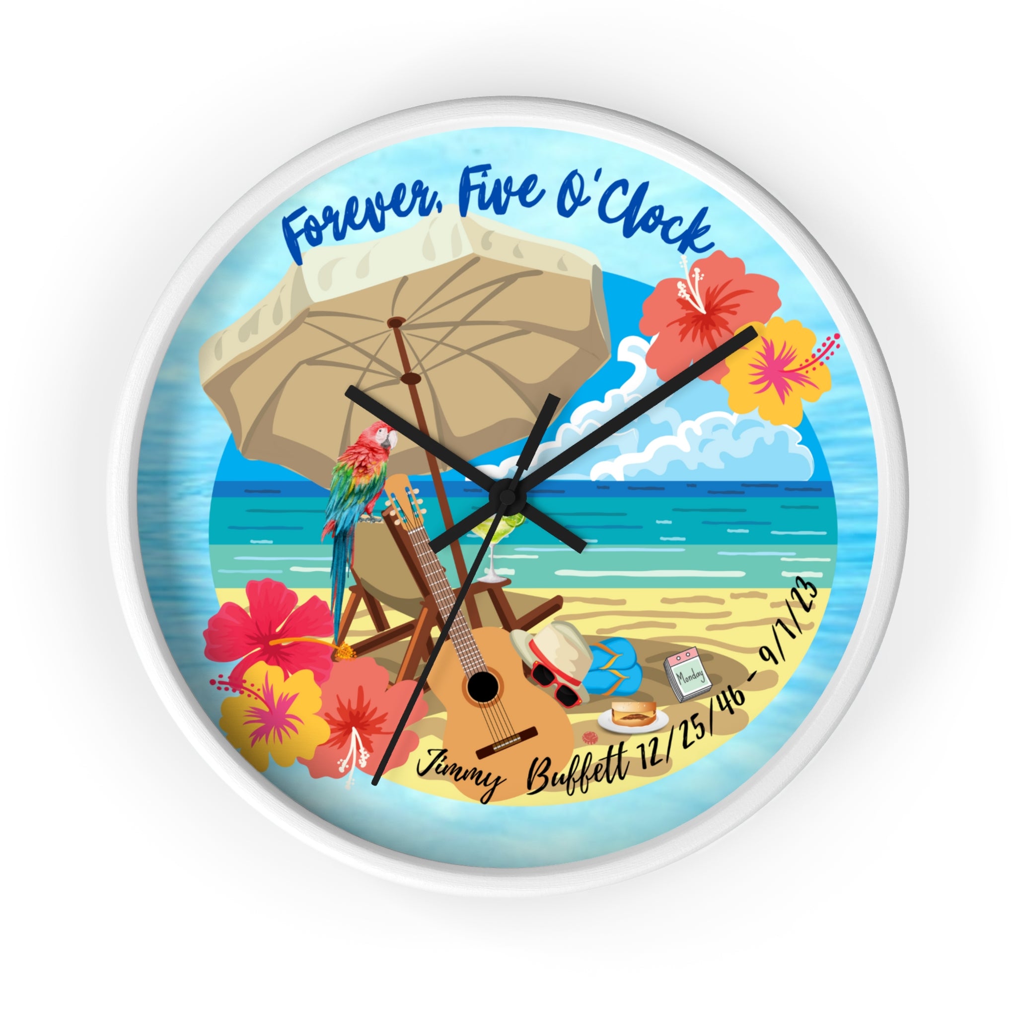 Jimmy Buffett, Forever Five O'Clock, Wall Clock