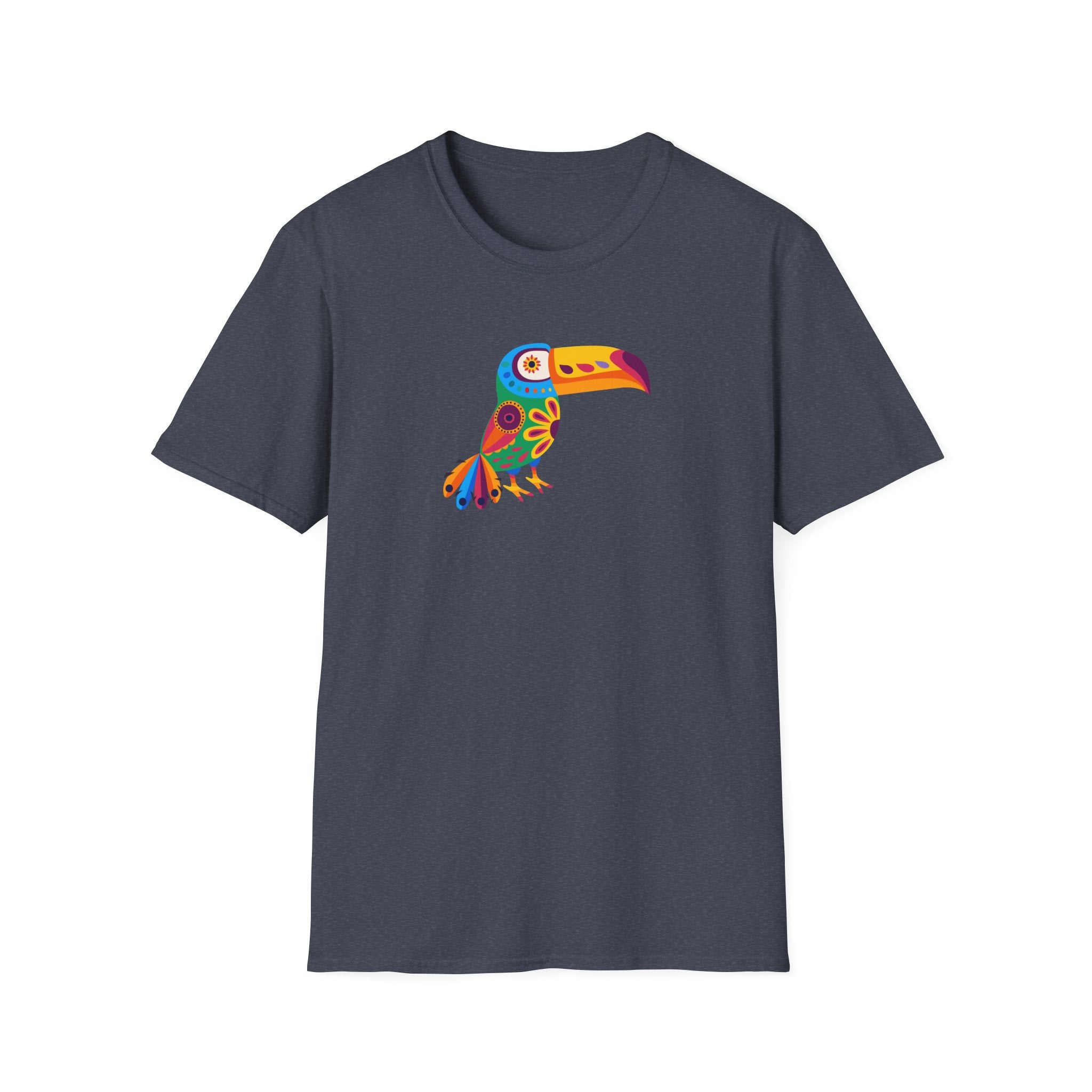 Colorful Toucan T-Shirt, Vibrant Animal Tee, Fun Summer Shirt, Nature Lover Gift, Unisex Graphic T-Shirt, Eco-Friendly Apparel